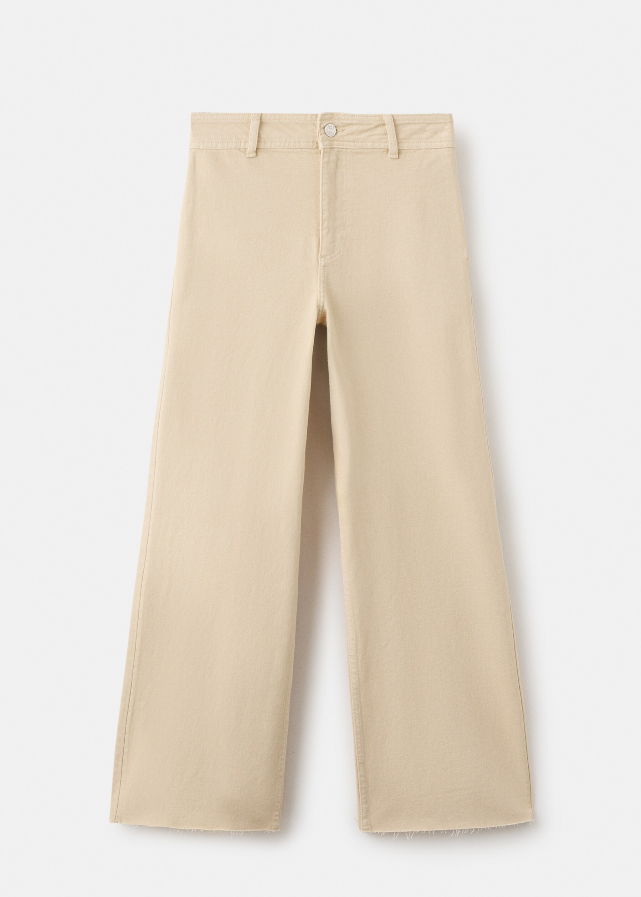 Catherin culotte high-rise jeans - Article without model, Vanilla. Ref: 27057138-00.
