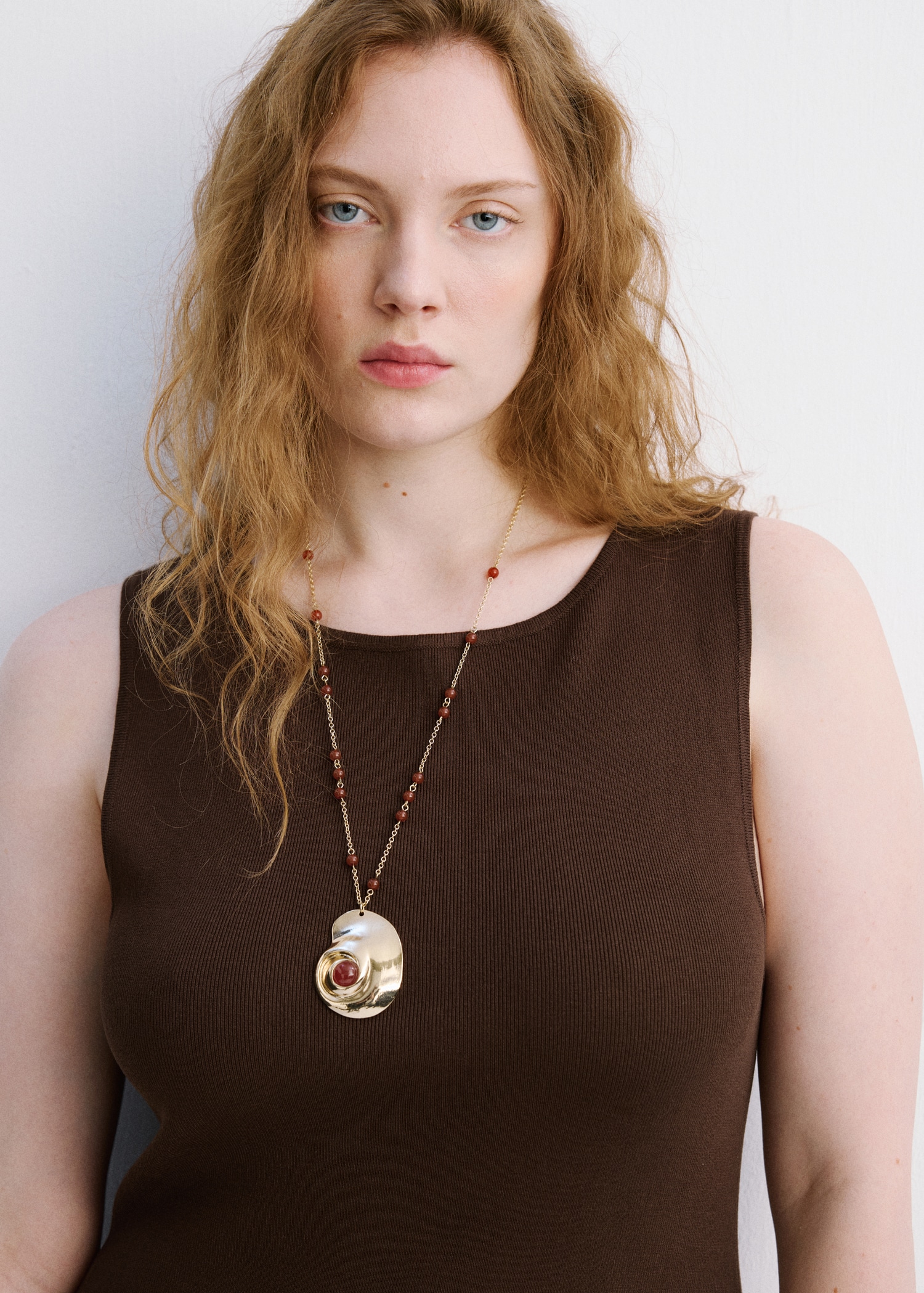 Fitted midi-dress - Details of the article 4