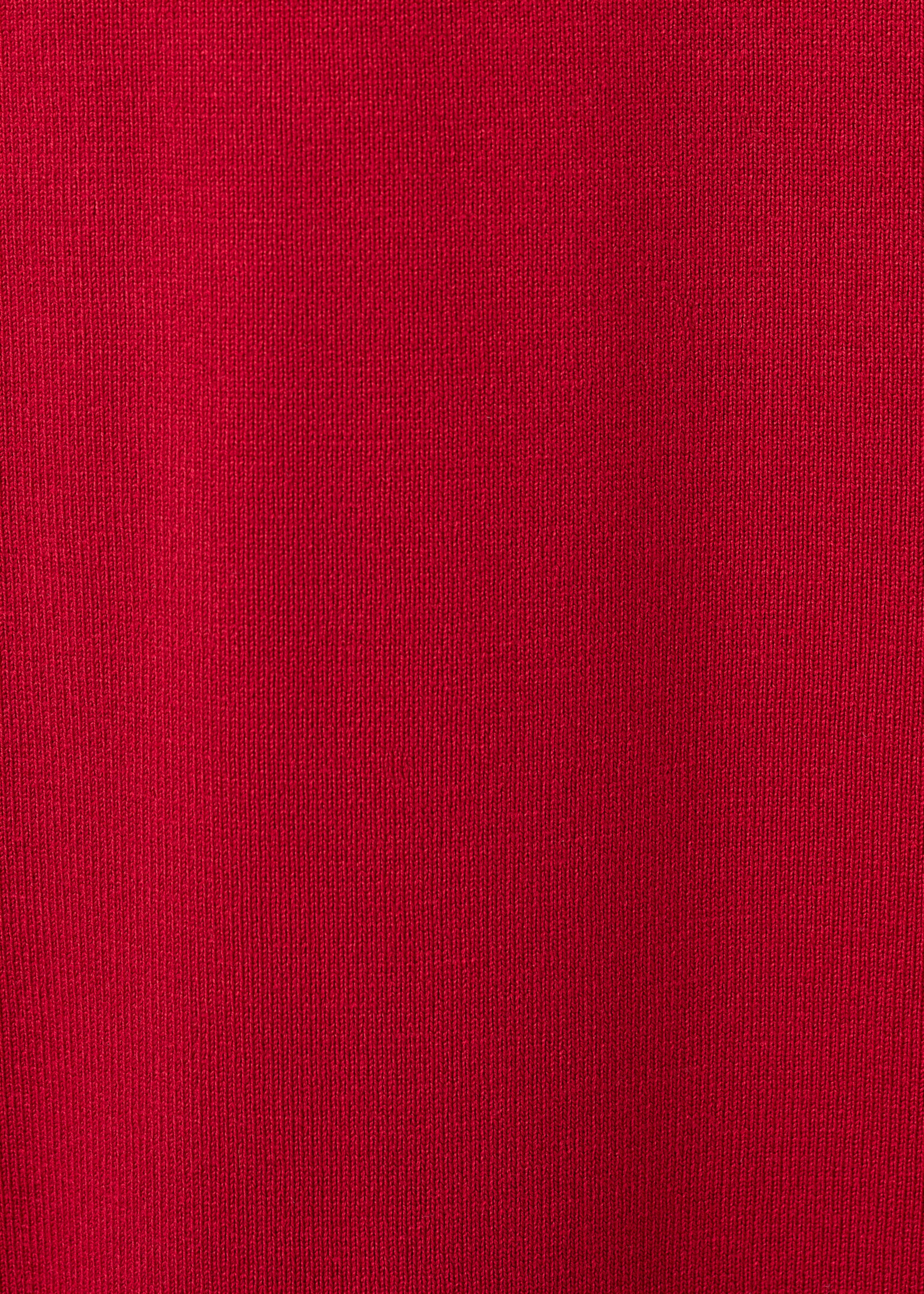 Fitted midi-dress - Details of the article 0, Red. Ref: 27057140-00.