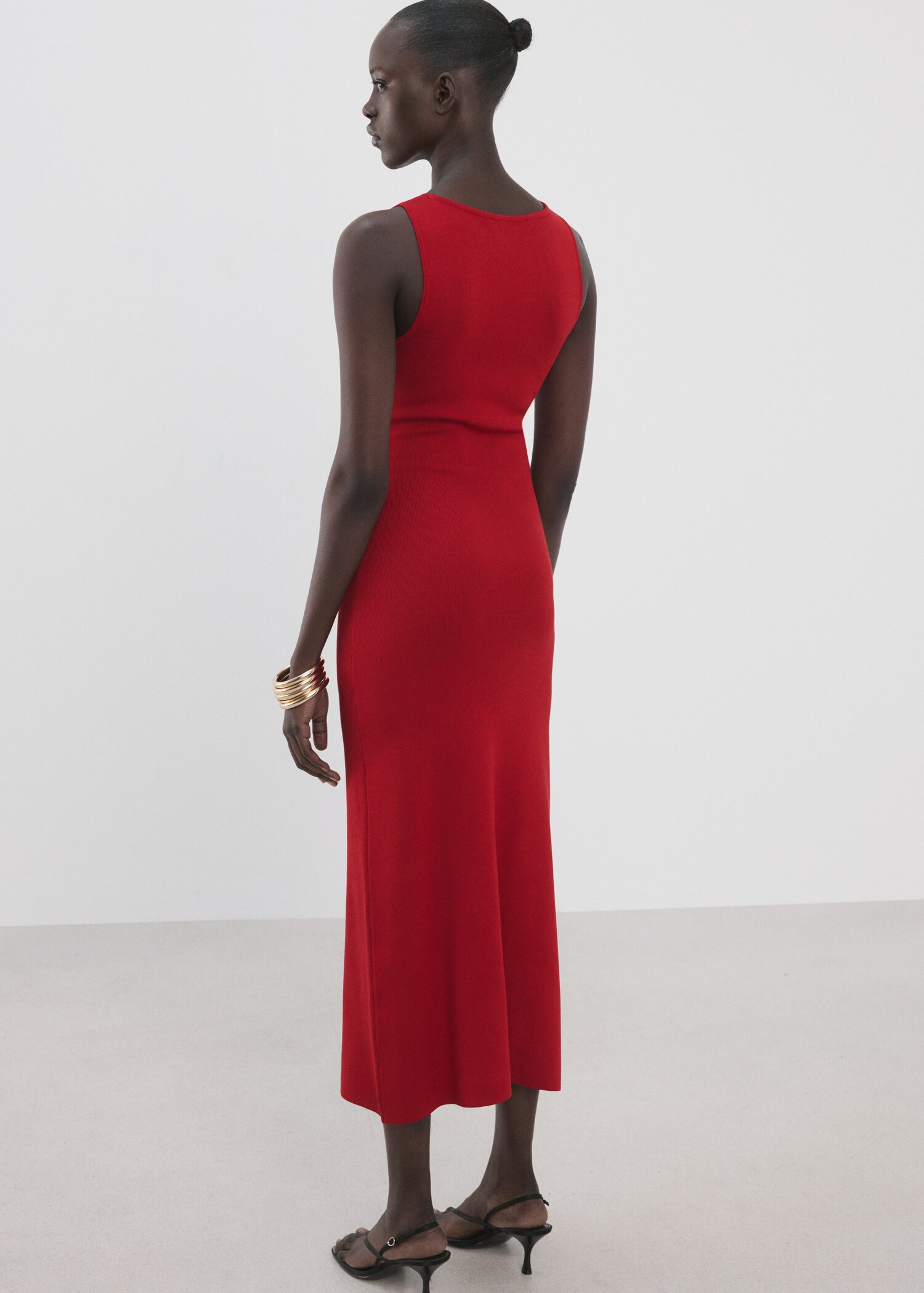 Robe midi ajustée - Verso de l’article