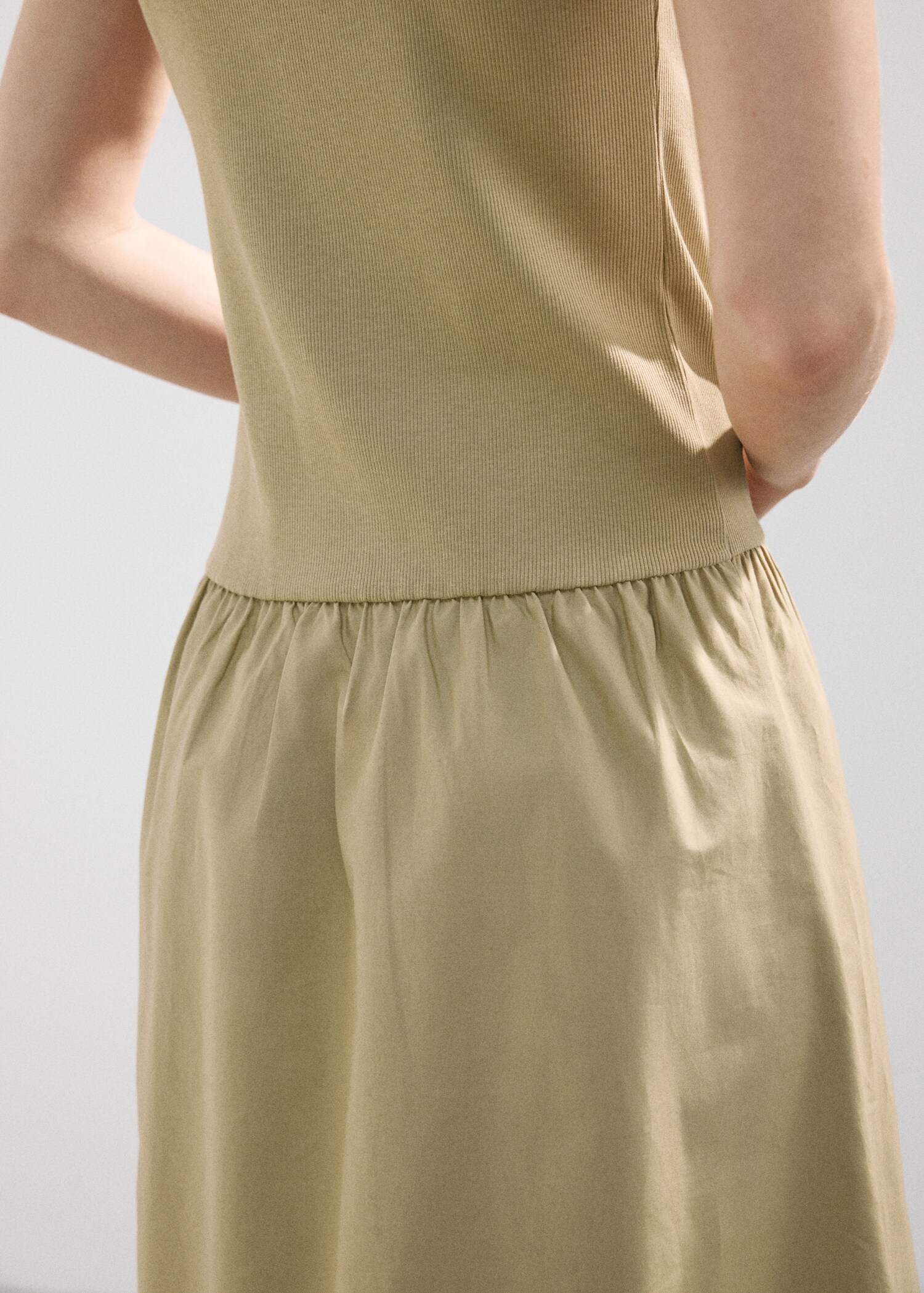 Vestido combinado algodón - Detalle del artículo 6