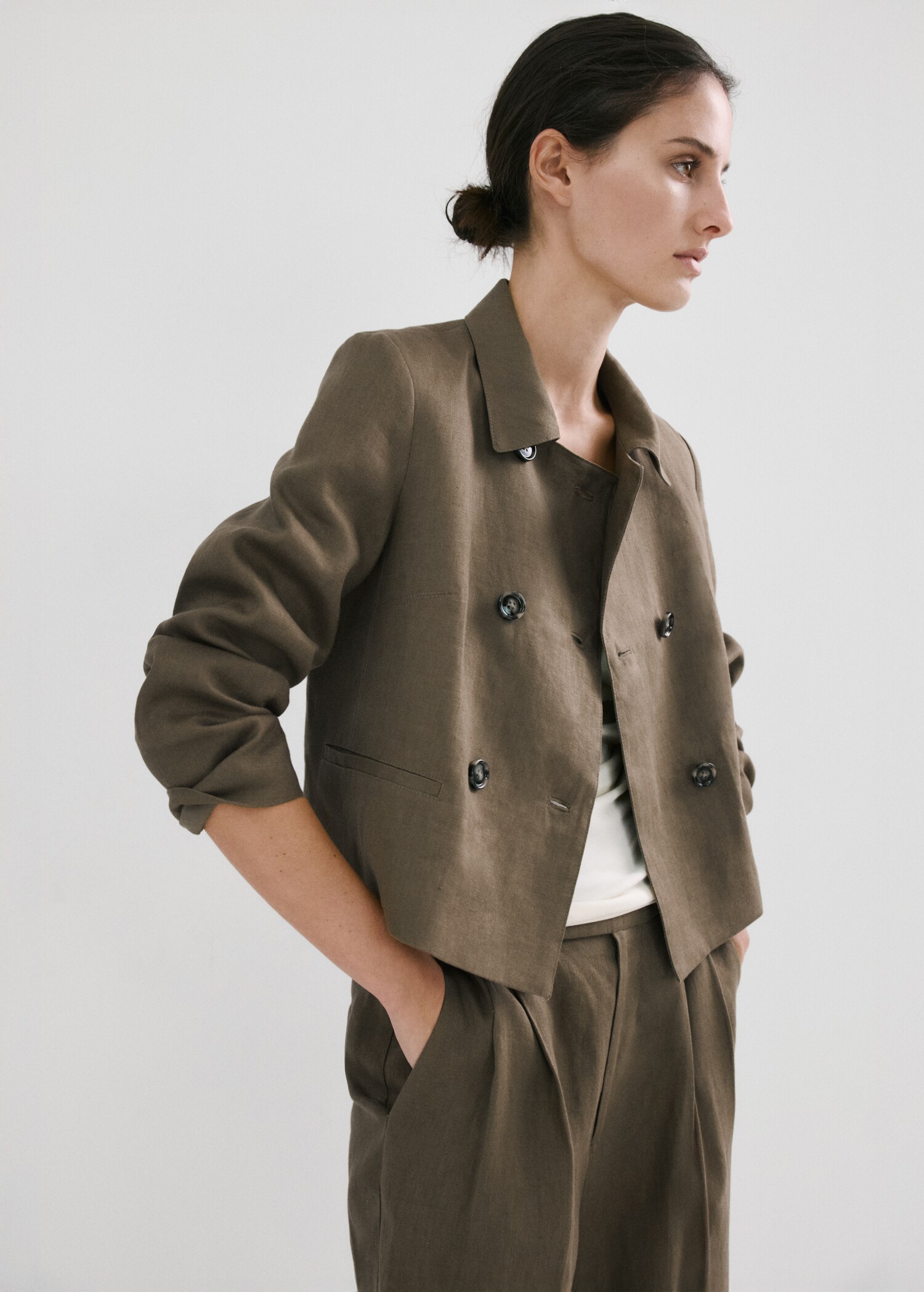 Pantalon droit lin - Détail de l'article 1