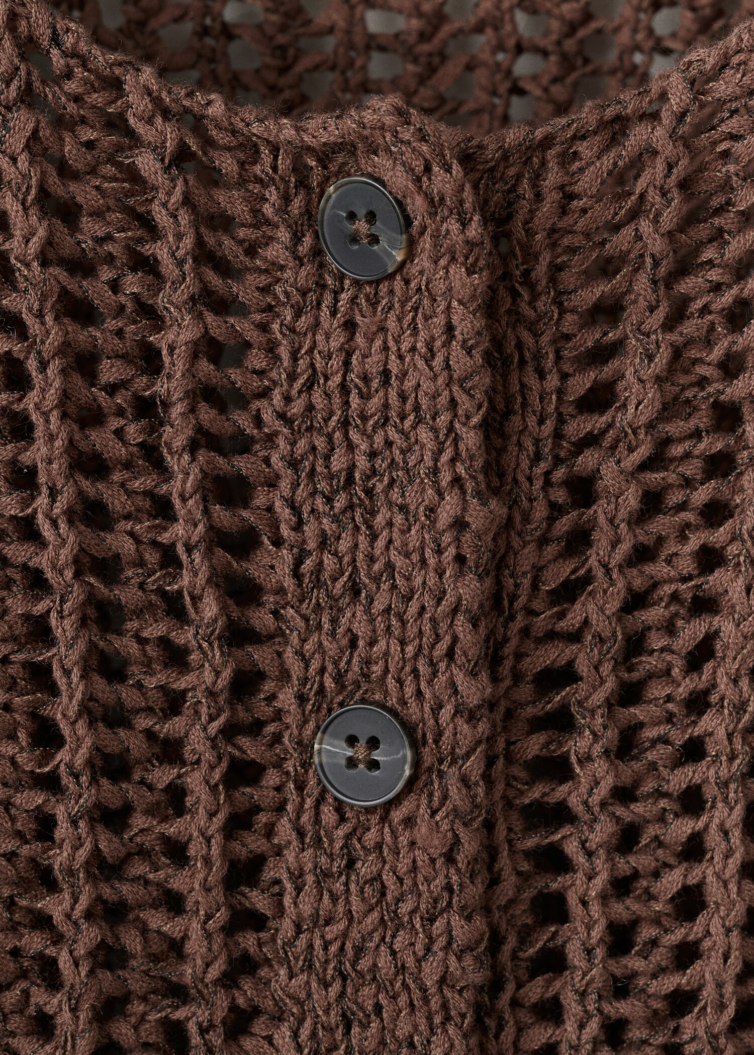 Short-sleeved crochet cardigan - Details of the article 8