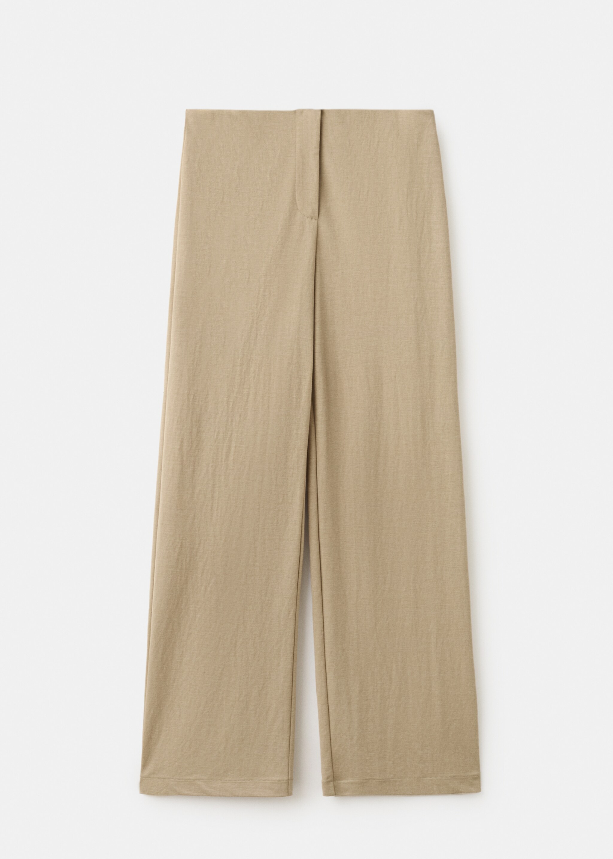 Straight mid-rise trousers - Article without model, Medium Brown. Ref: 27057150-00.
