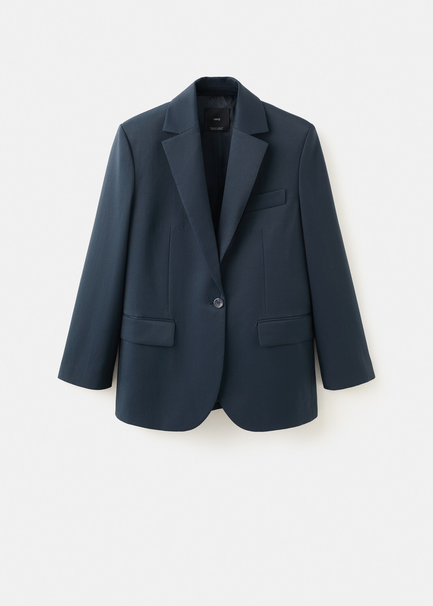 Blazer droit avec poches à rabat - Article sans modèle