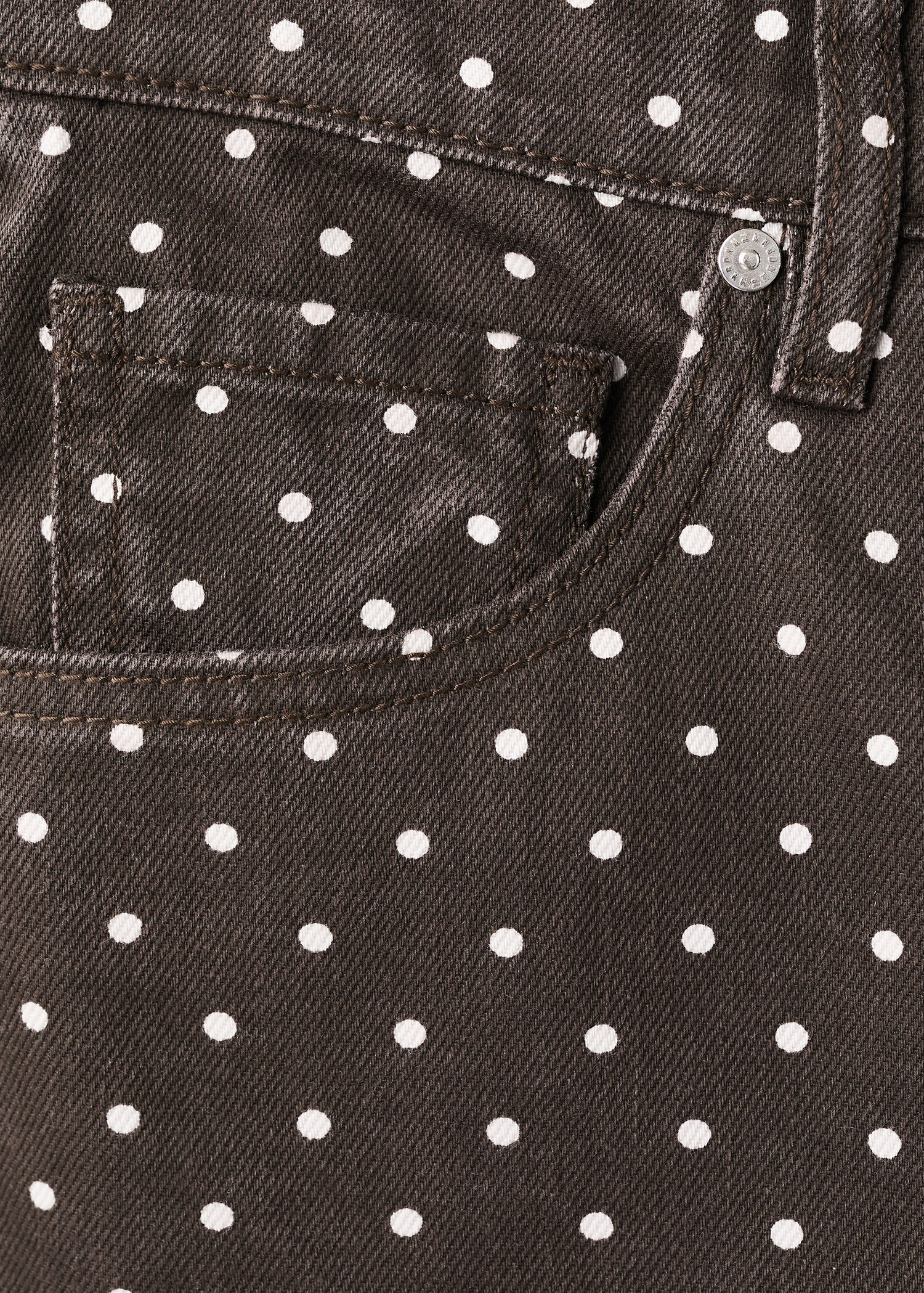Polka dot balloon jeans - Details of the article 0