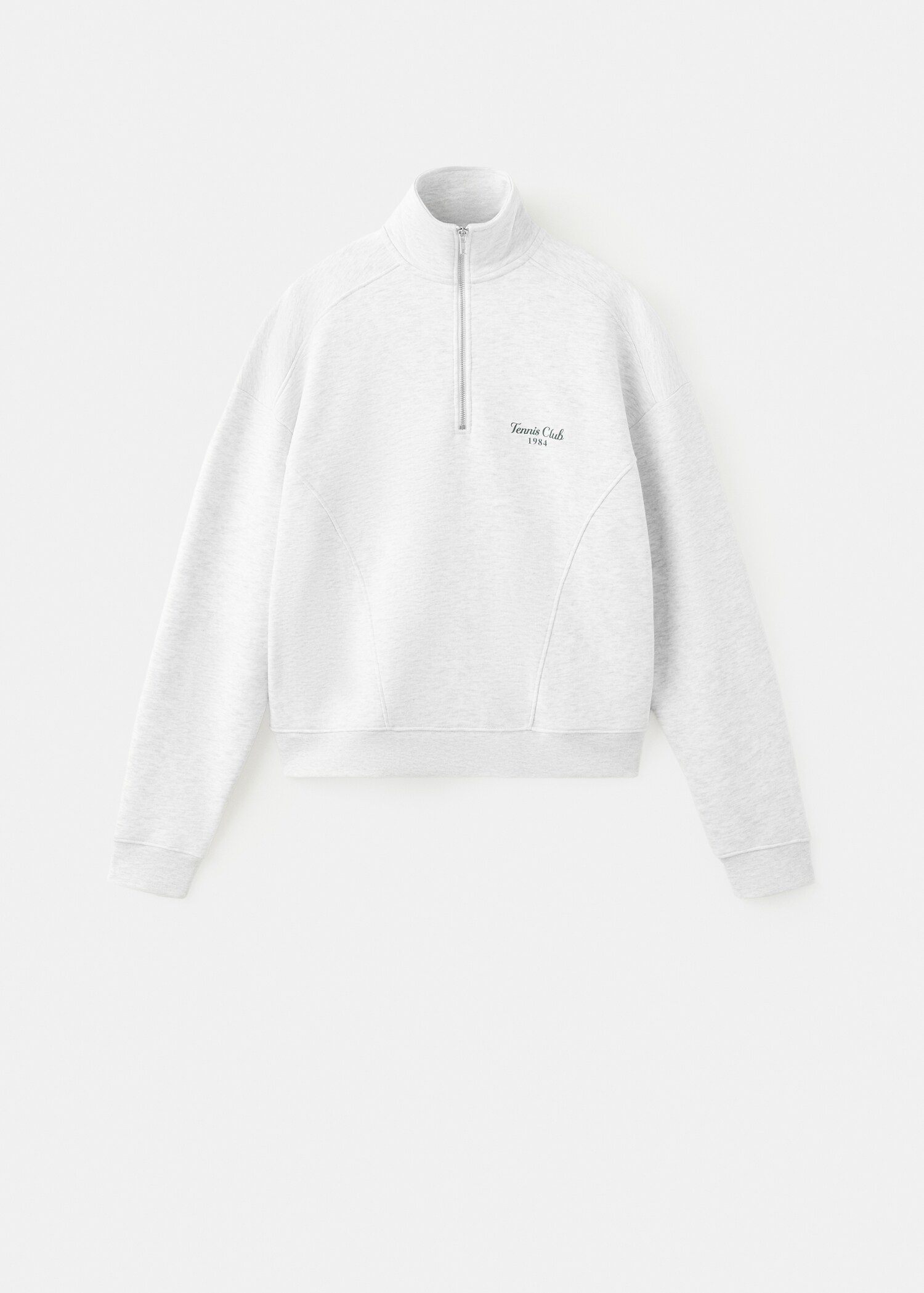 Turtleneck sweatshirt with zip - Article without model