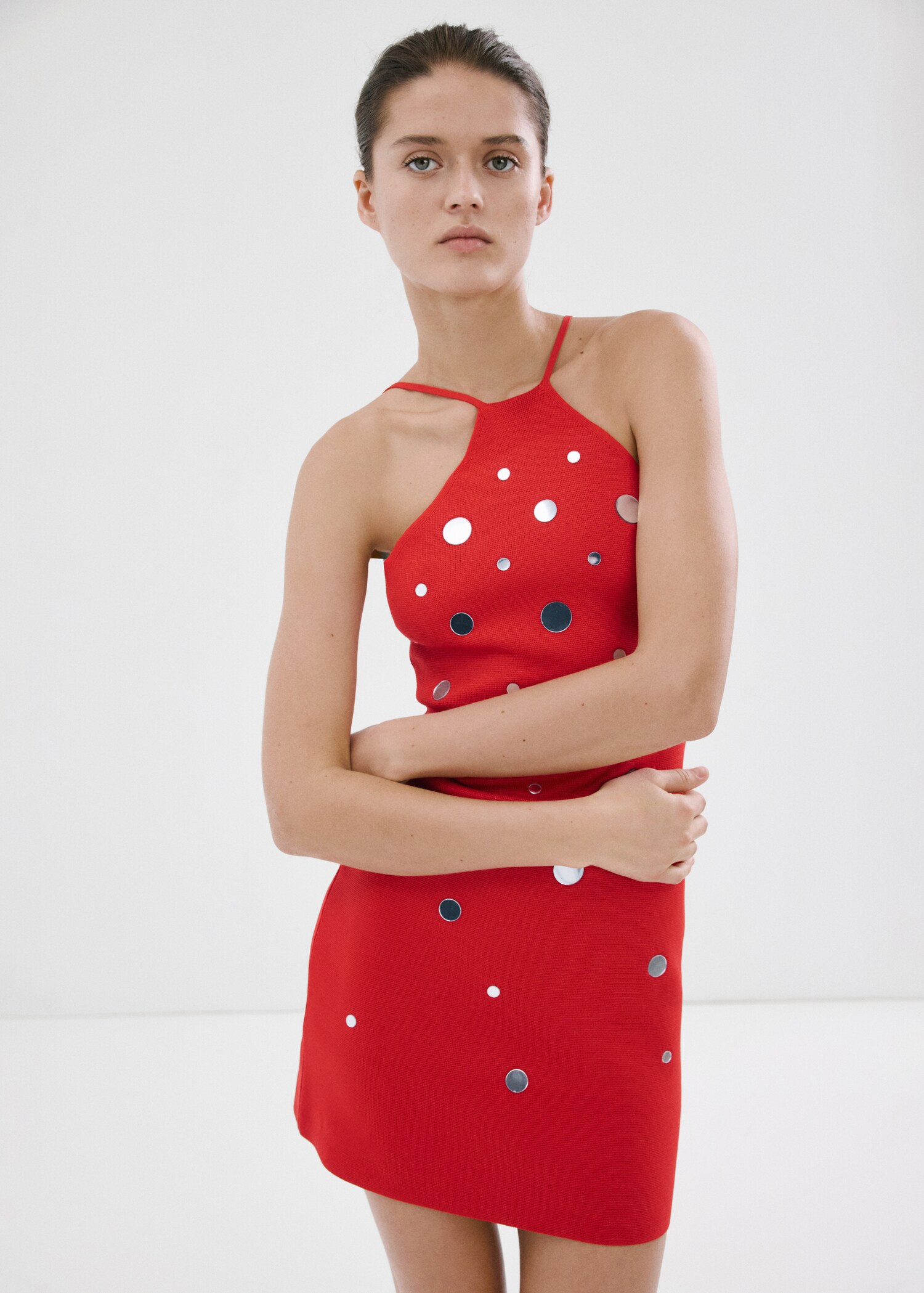 Halter neck dress - Medium plane