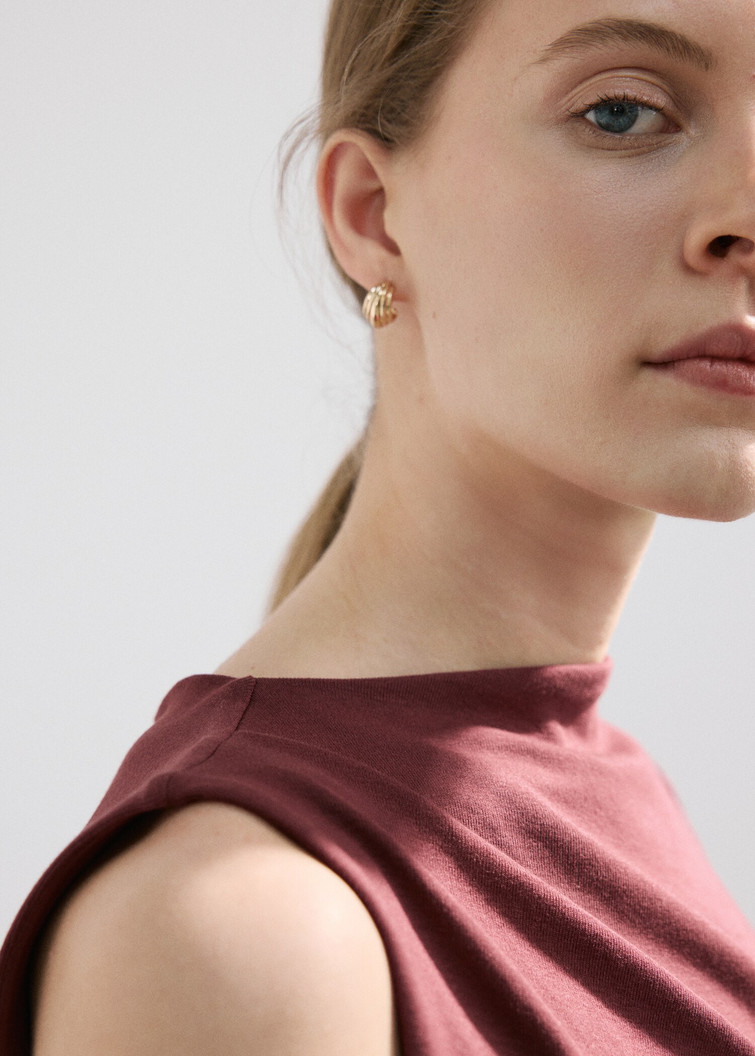 Long draped dress - Details of the article 1