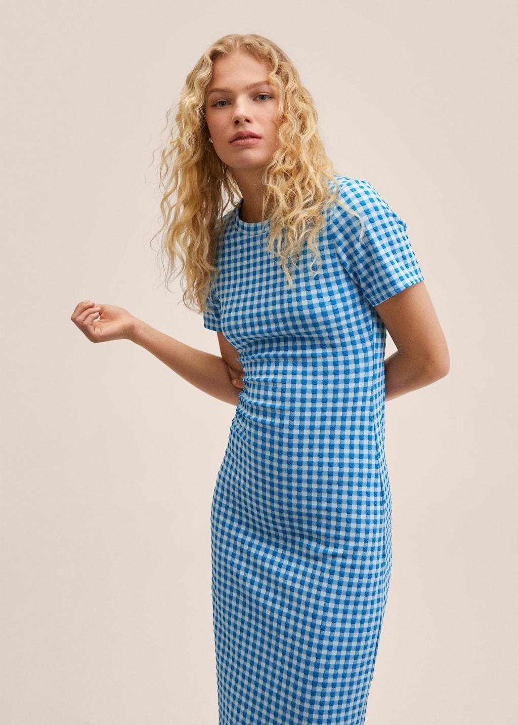 Long Sleeve Matte Jersey Shirtdress With Satin | White House