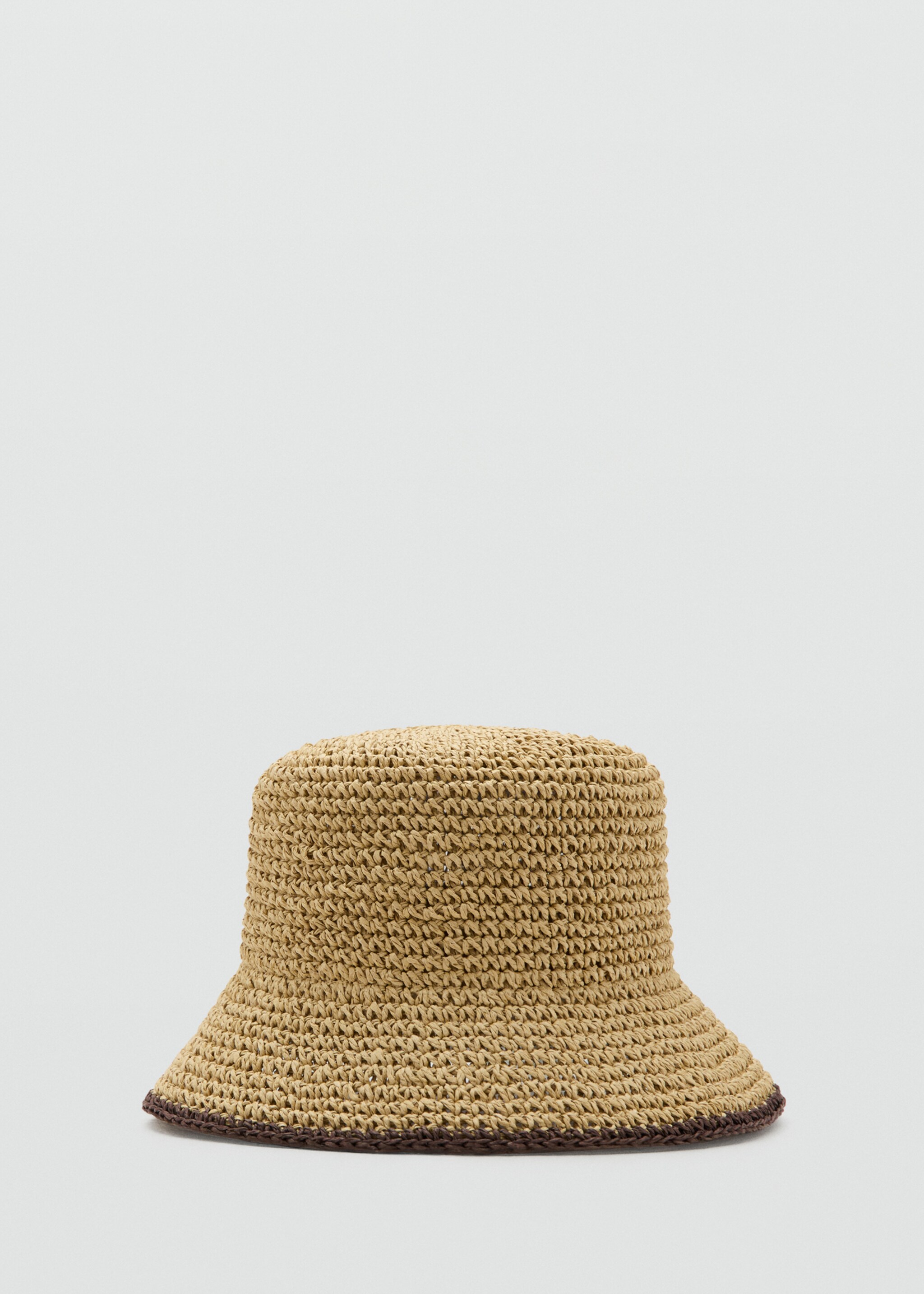 Chapeau fibre naturelle - Article sans modèle, Chocolat. Ref: 27057778-00.