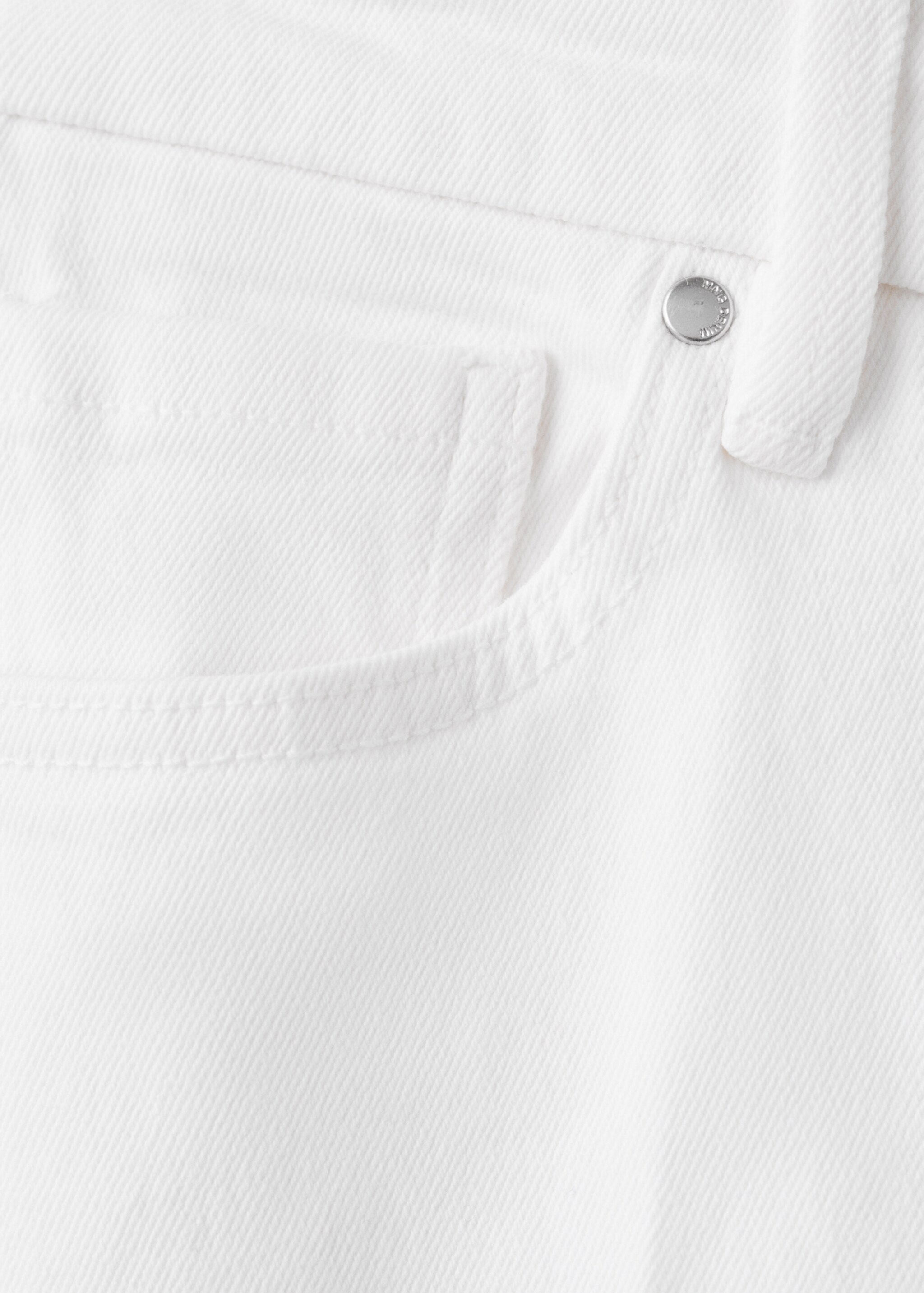 Violet flared high-rise jeans - Details of the article 8, White. Ref: 27057783-00.