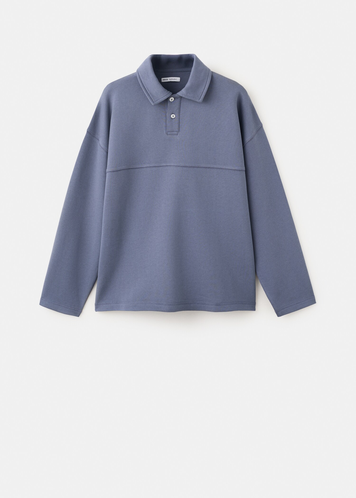 Sweat-shirt col polo - Article sans modèle