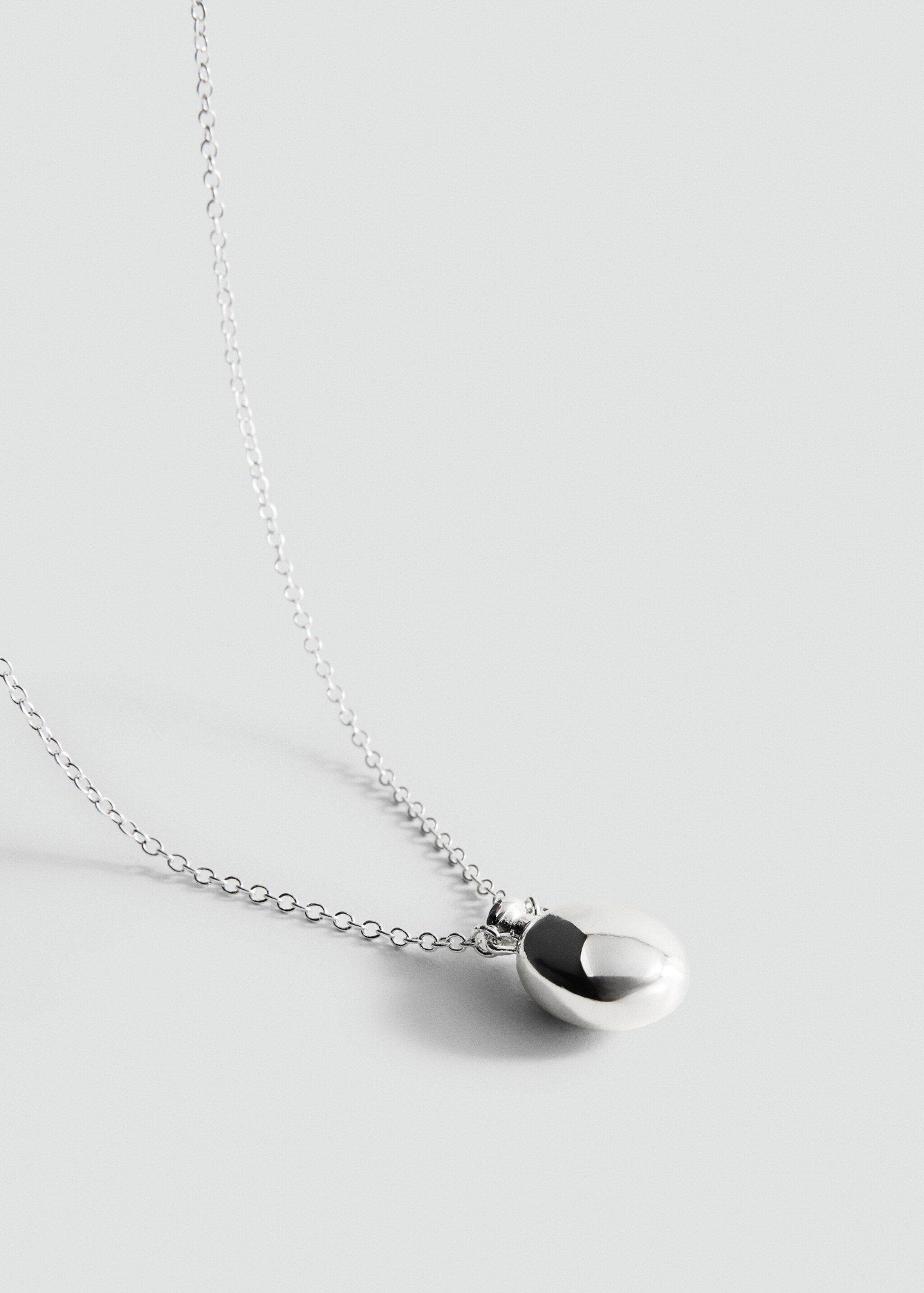Sphere pendant necklace - Medium plane, Silver. Ref: 27057789-00.
