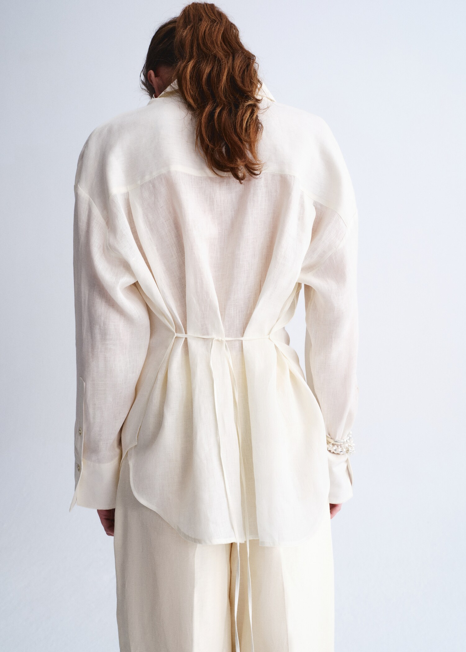Blusa lino lazada - Reverso del artículo