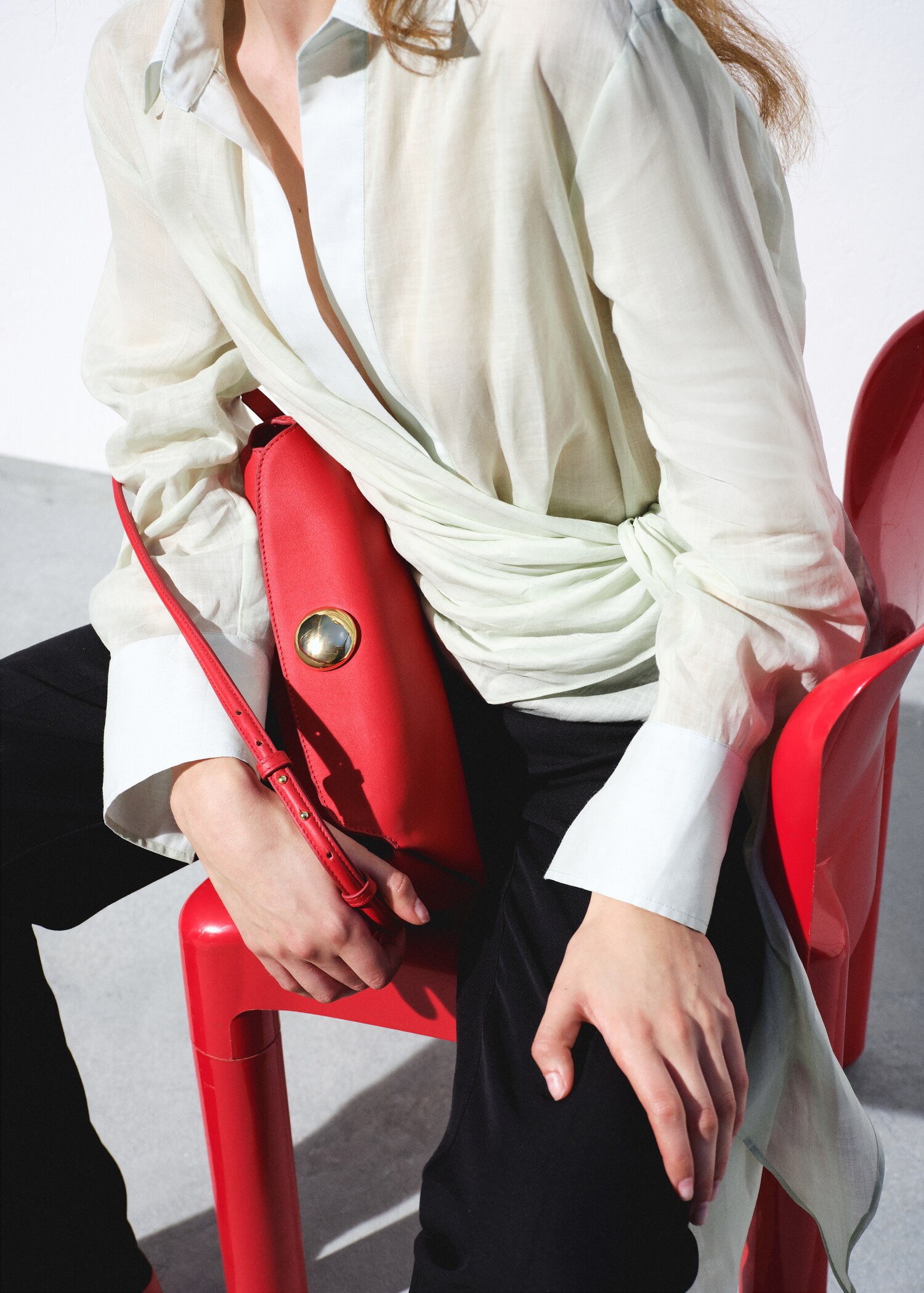 Camisa 100% ramio cruzada - Detalle del artículo 7