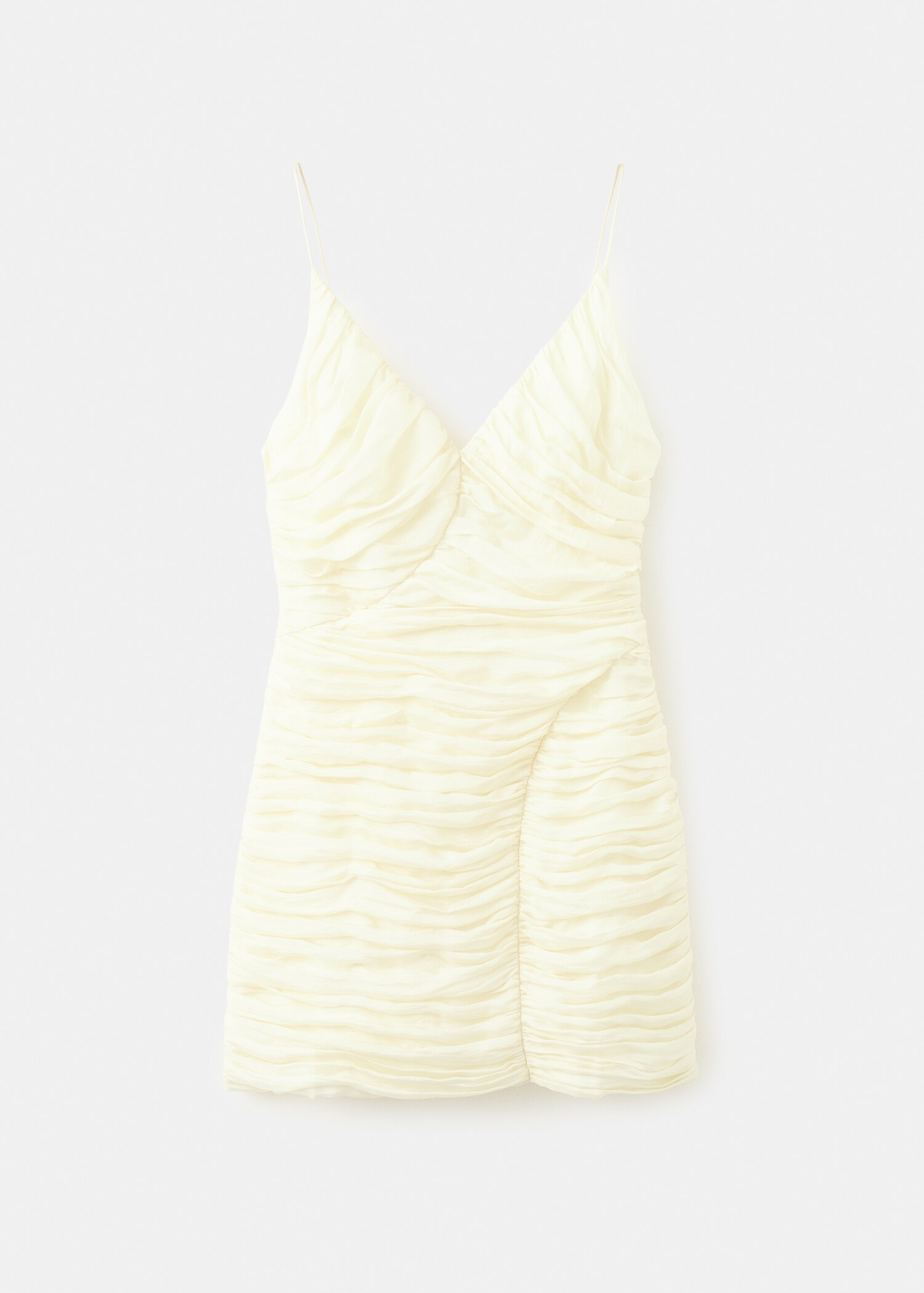 Pleated dress with seam detail - Article without model