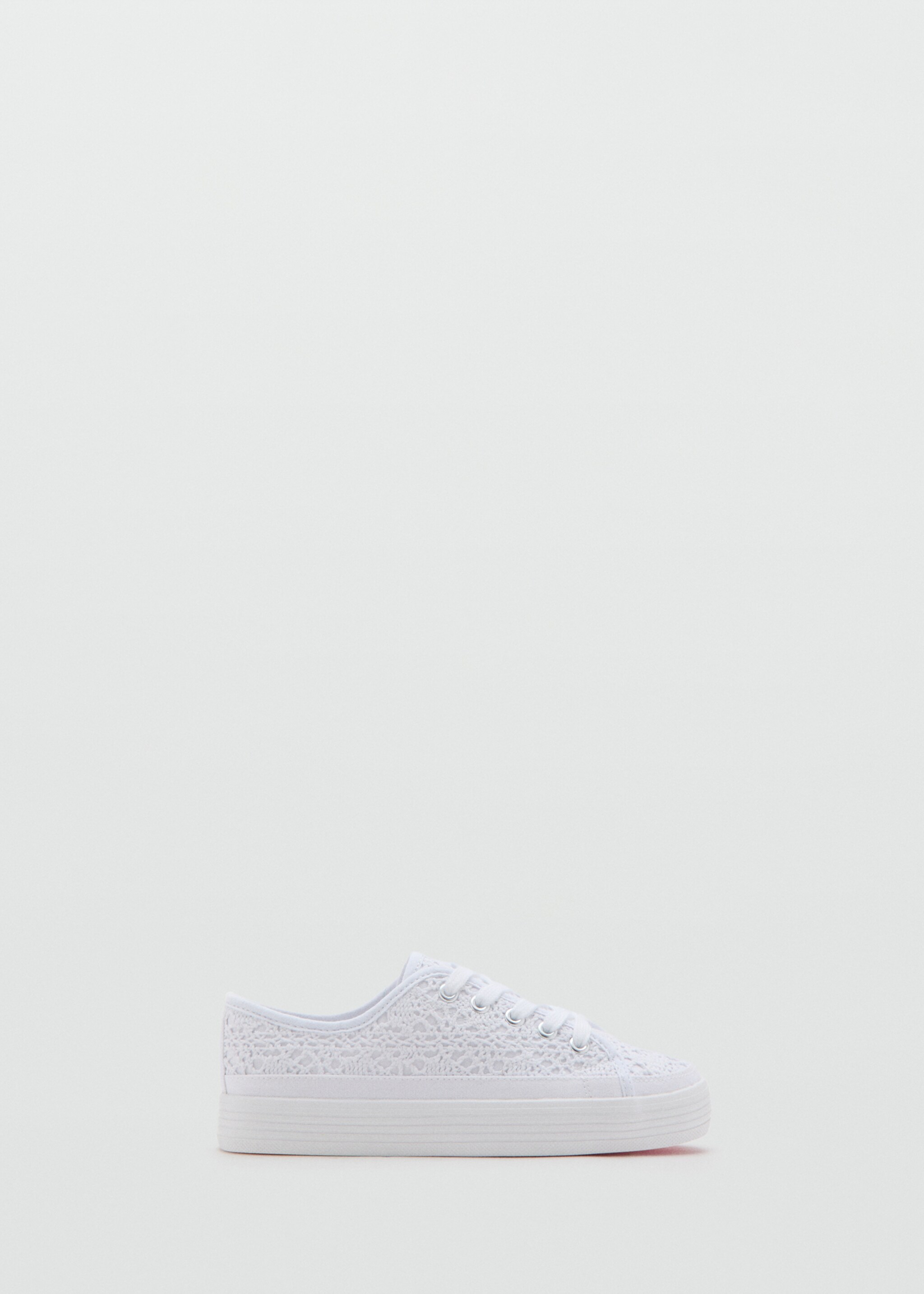 Embroidered sneakers - Article without model, White. Ref: 27057892-00.