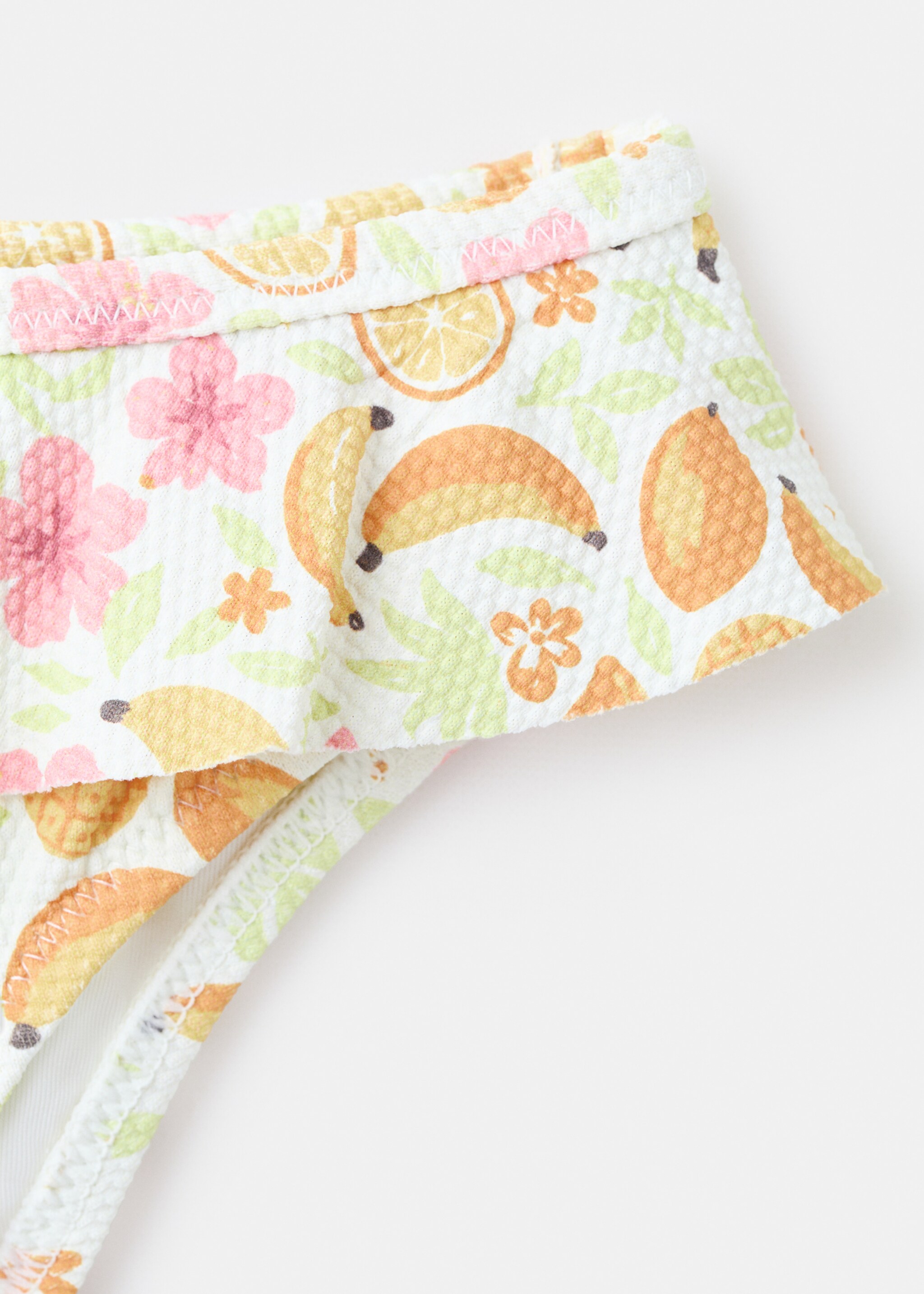 Braguita bikini estampada - Detalle del artículo 8, Crudo. Ref: 27057894-00.