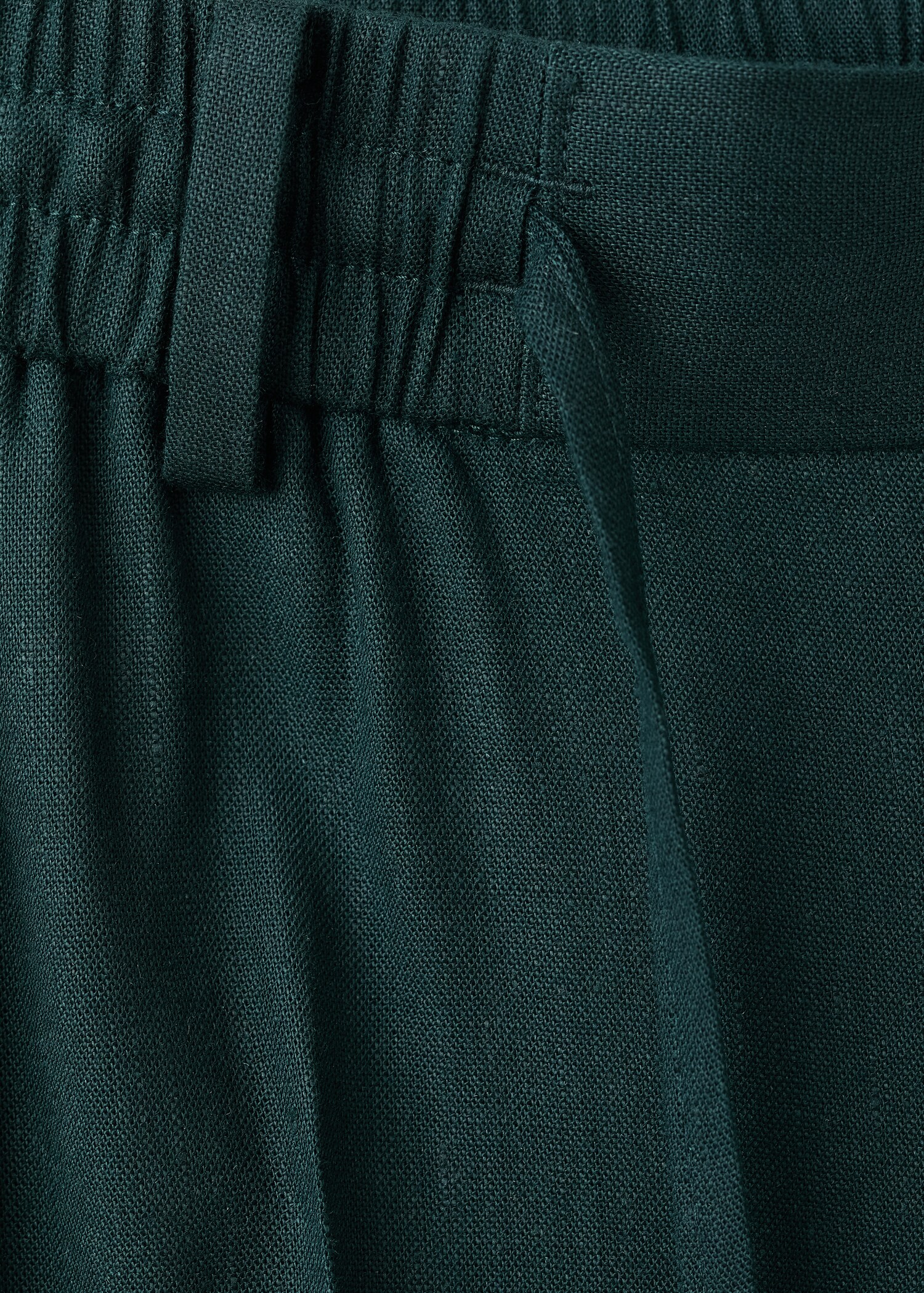 Pantalón slim fit lino cordón - Detalle del artículo 0