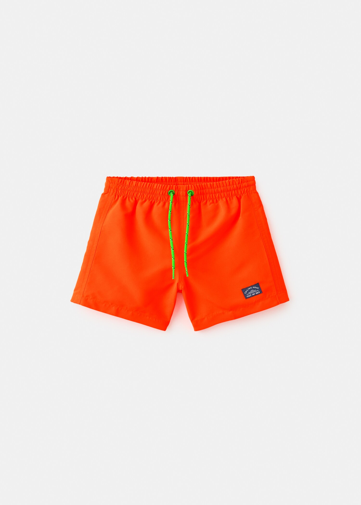 Contrast drawstring swim shorts - Article without model