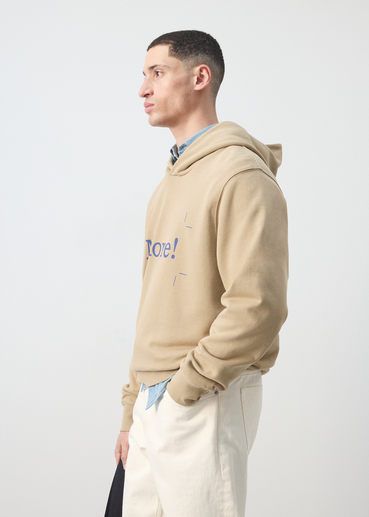 Hoodie 100% katoen met tekst - Detail van het artikel 2