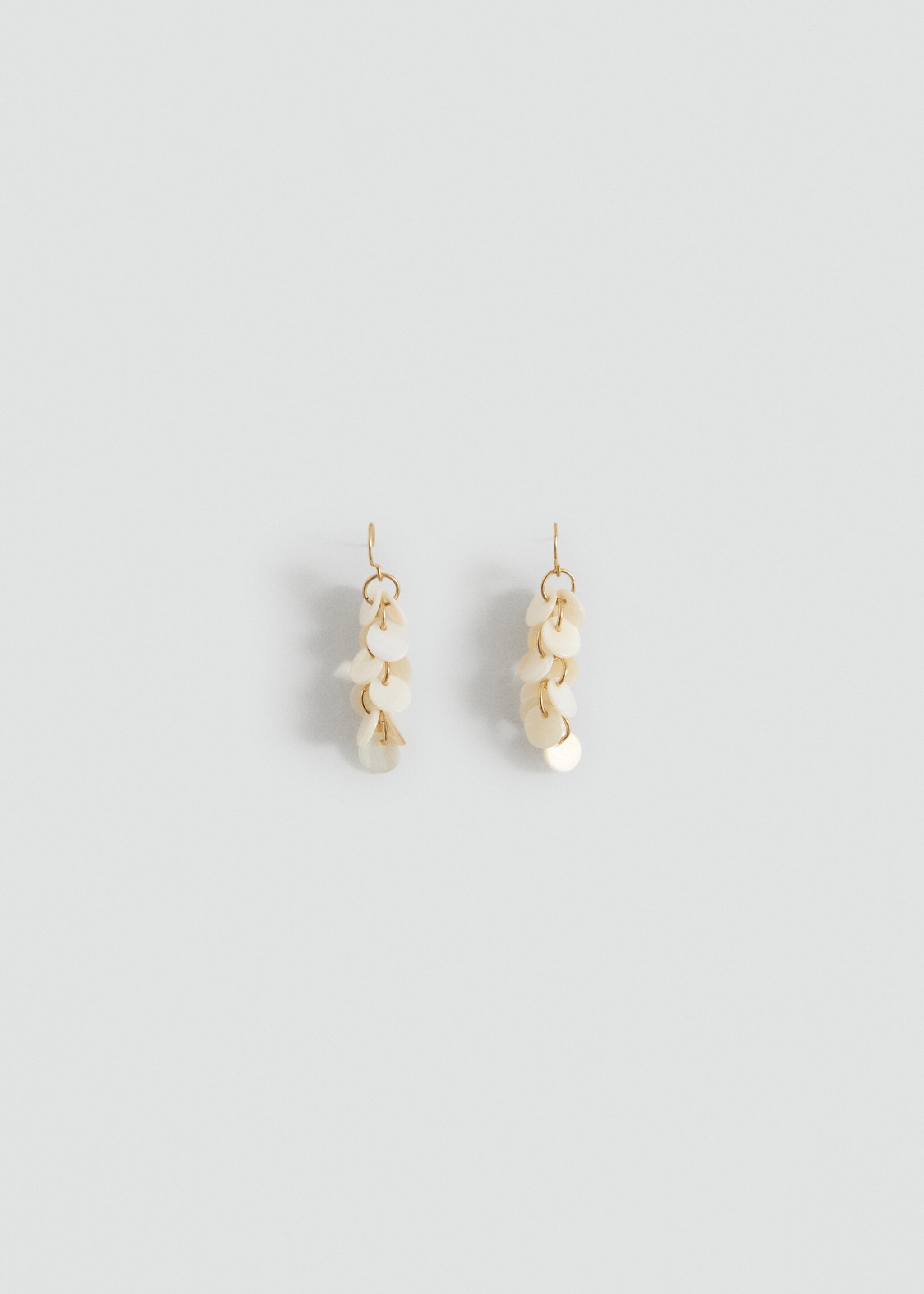 Transparent bead earrings - Article without model, White. Ref: 27057919-00.