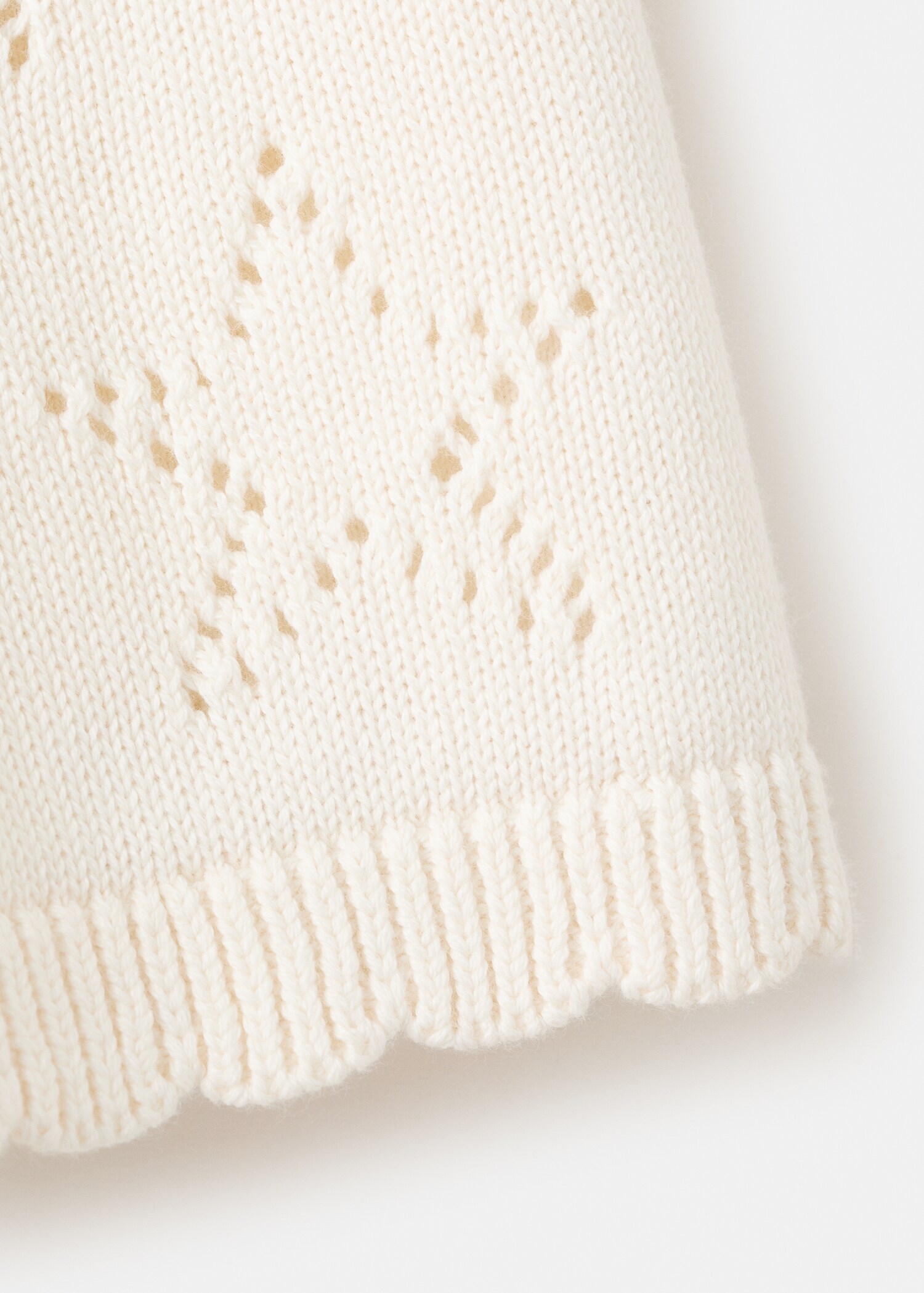 Cotton knit shorts with stars - Details of the article 0