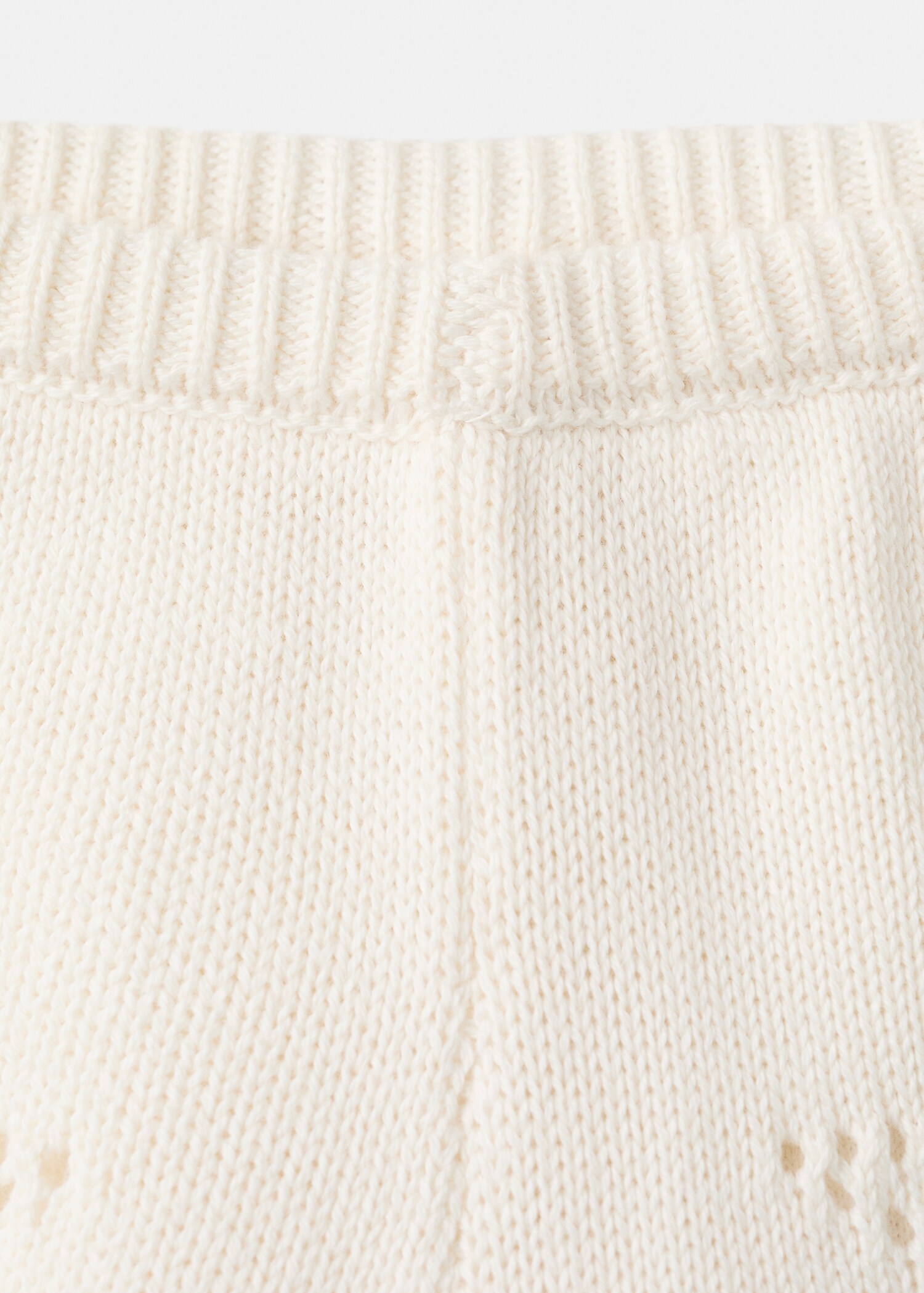 Cotton knit shorts with stars - Details of the article 8