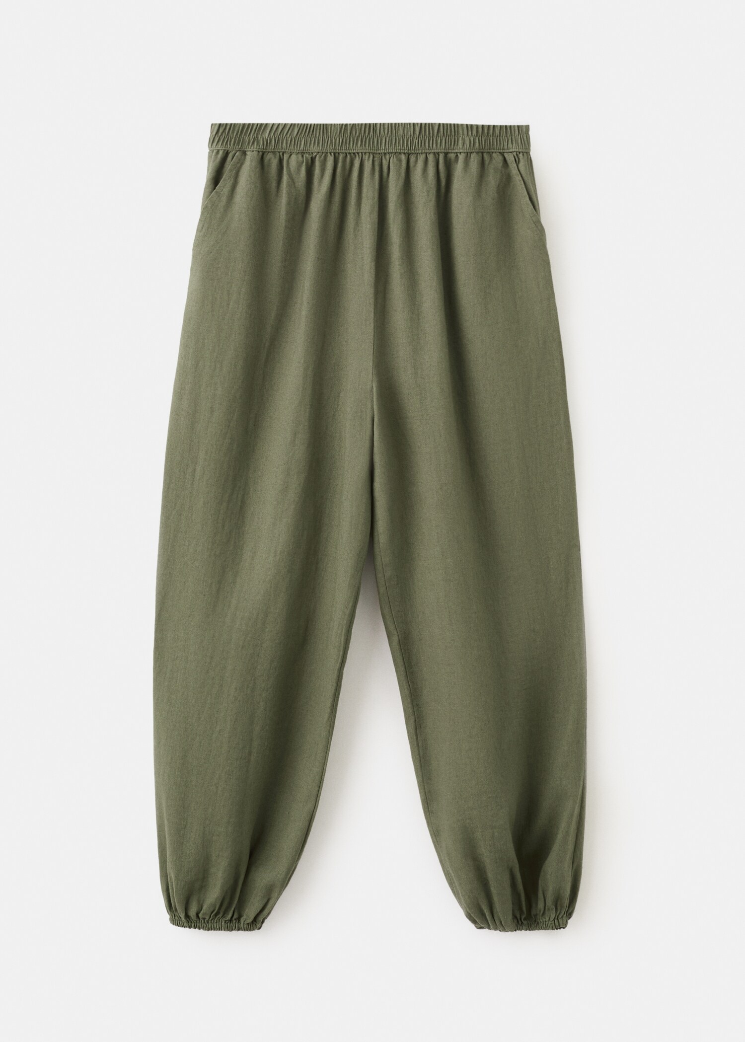 Linen baggy trousers - Article without model