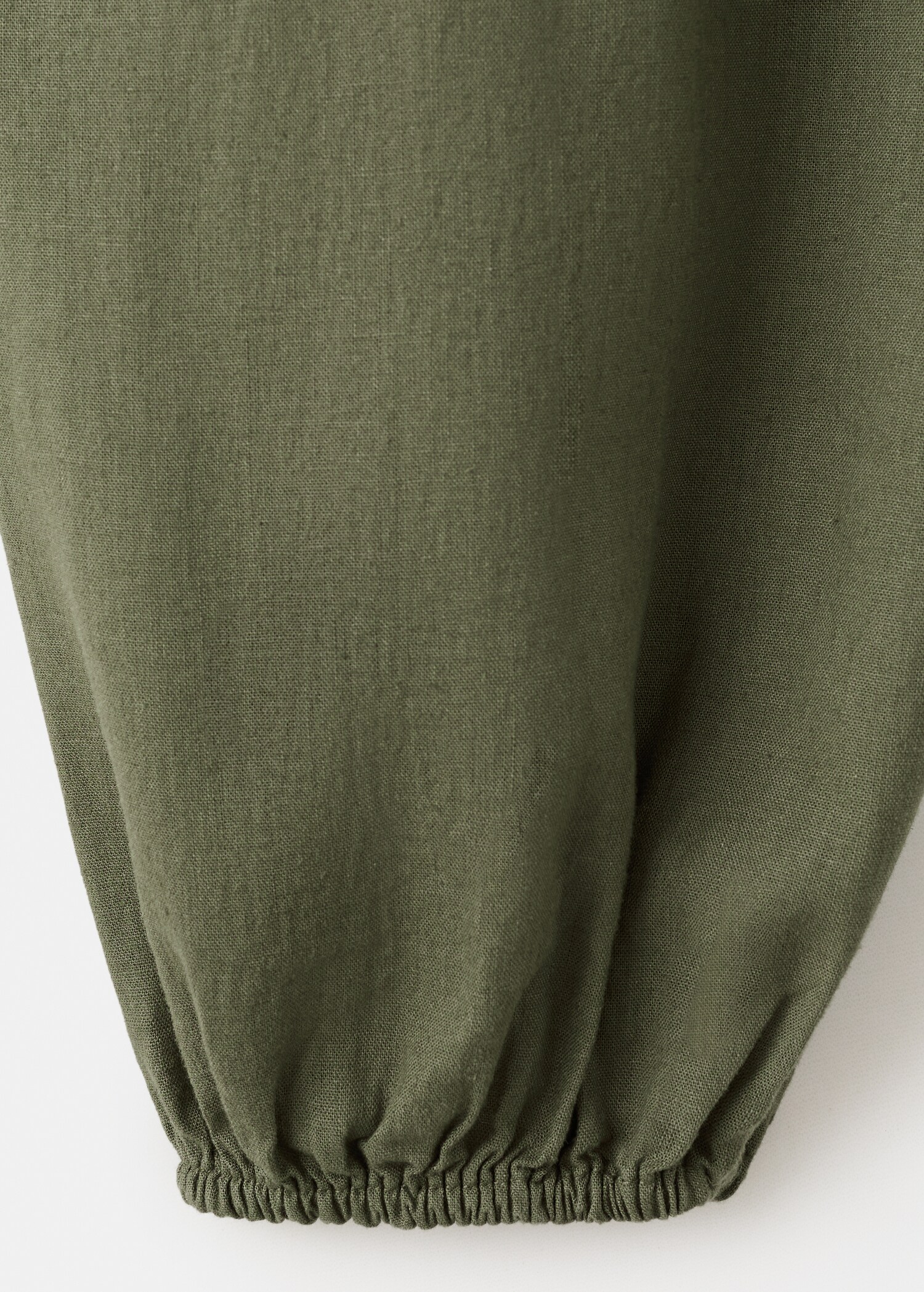 Linen baggy trousers - Details of the article 0