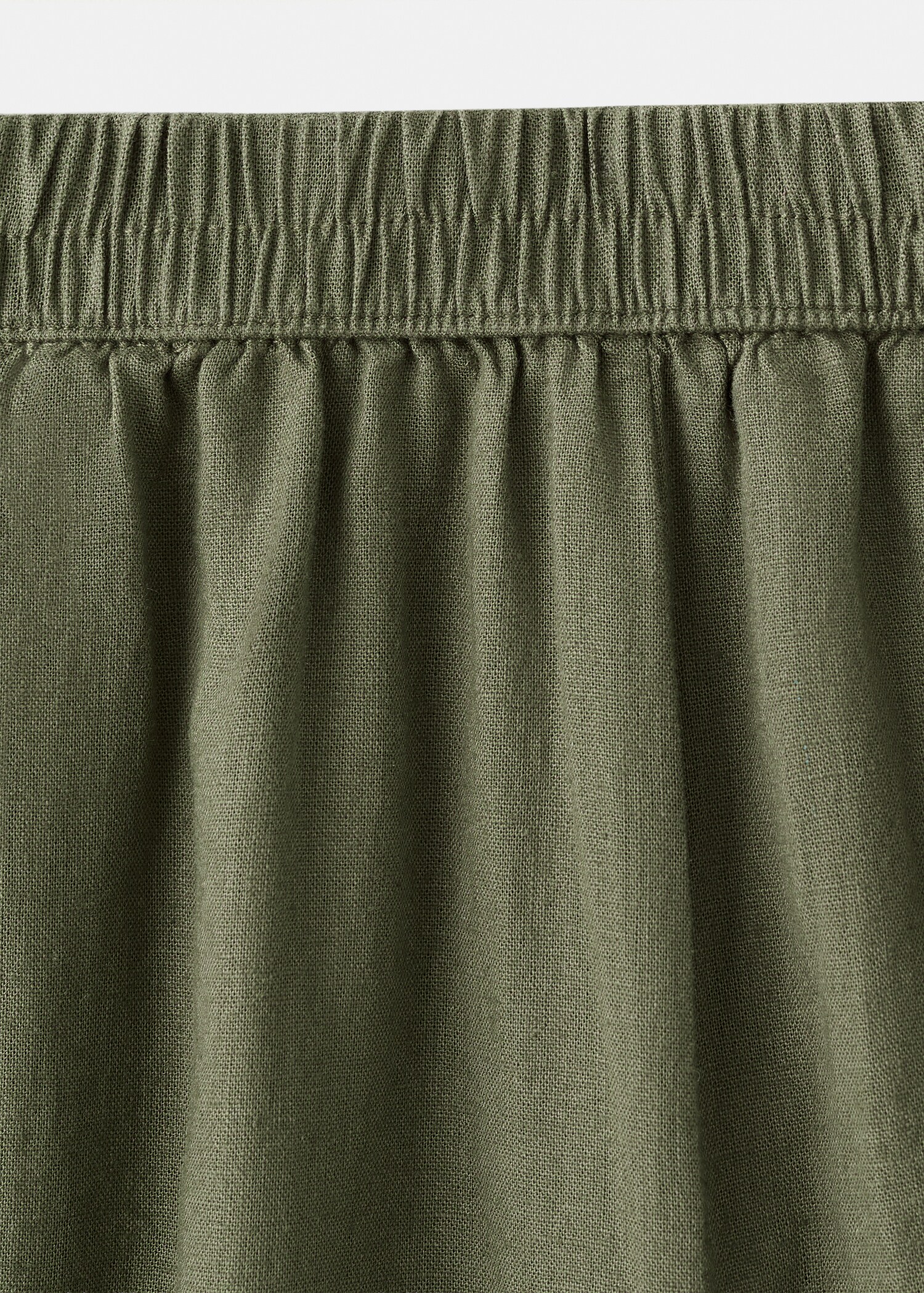 Linen baggy trousers - Details of the article 8