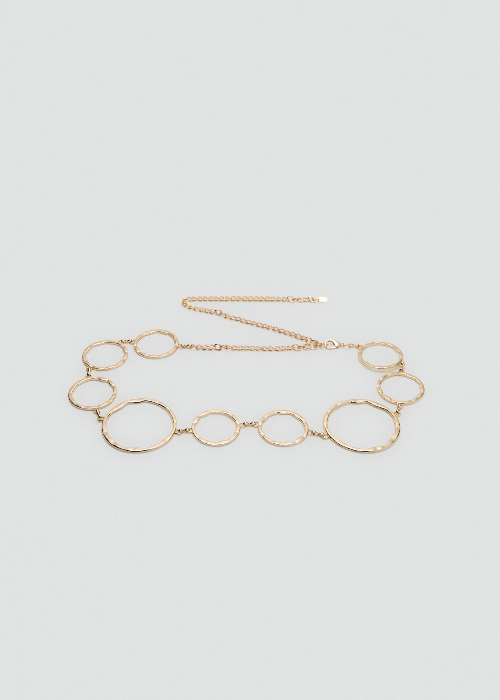 Ring chain belt - Article without model, Gold. Ref: 27057931-00.