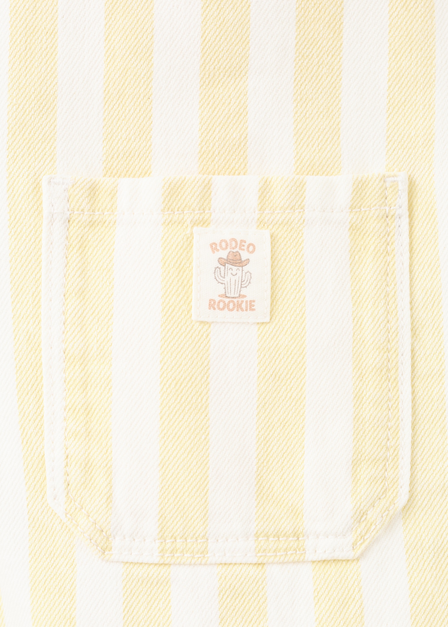 Striped short dungarees - Details of the article 0