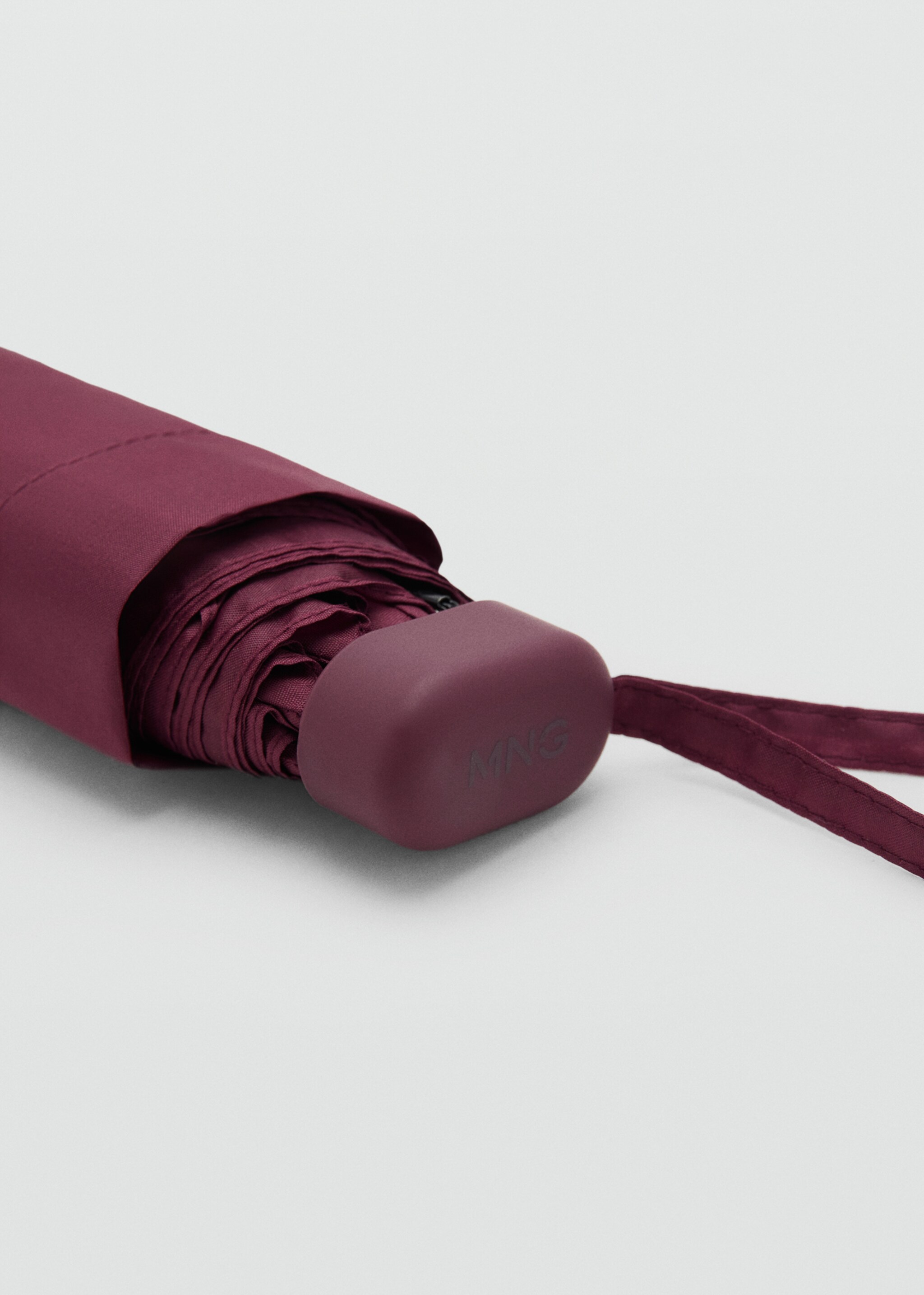 Mini folding umbrella - Medium plane, Burgundy. Ref: 27061169-00.