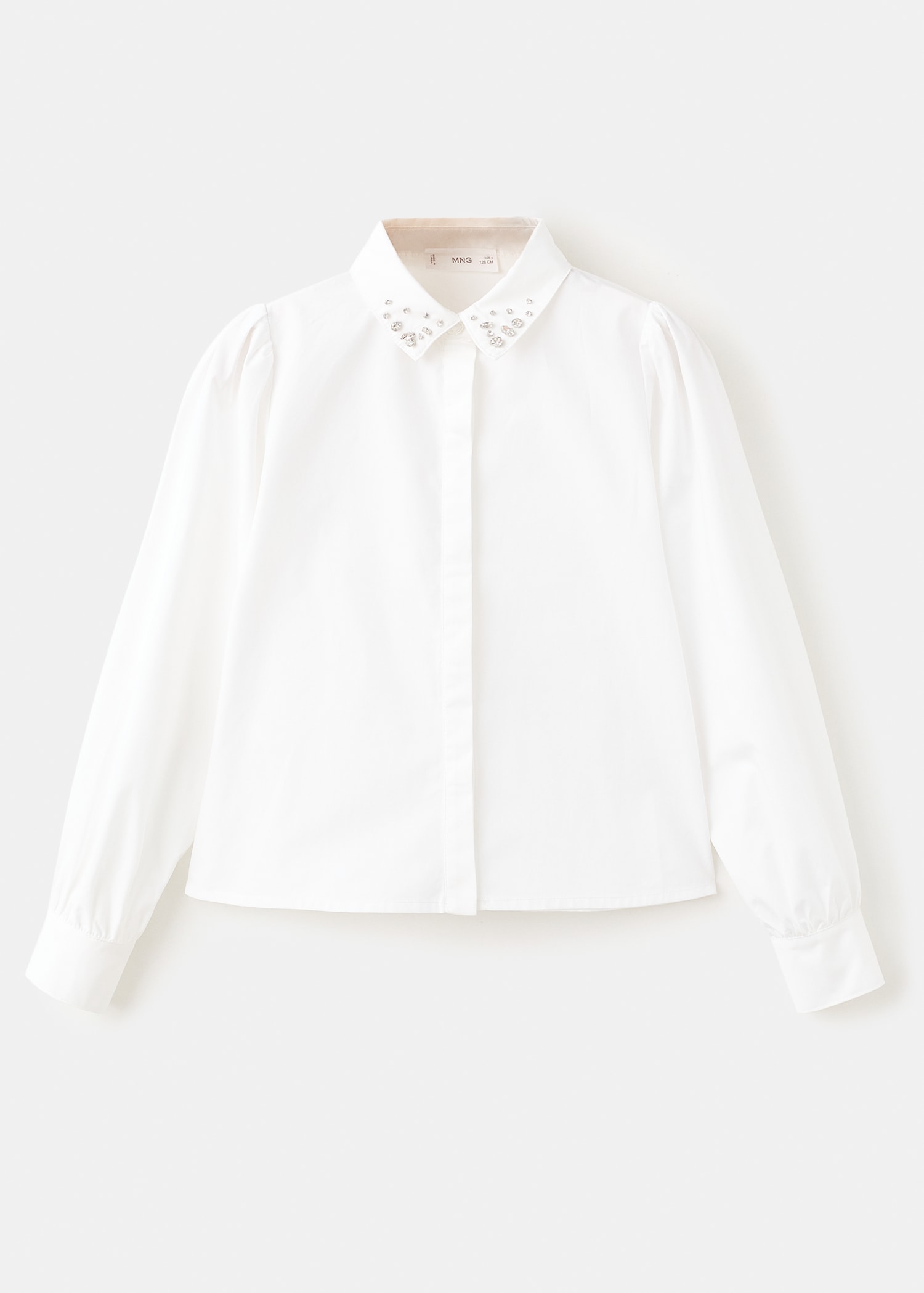 Cotton shirt with embellishments - Article without model