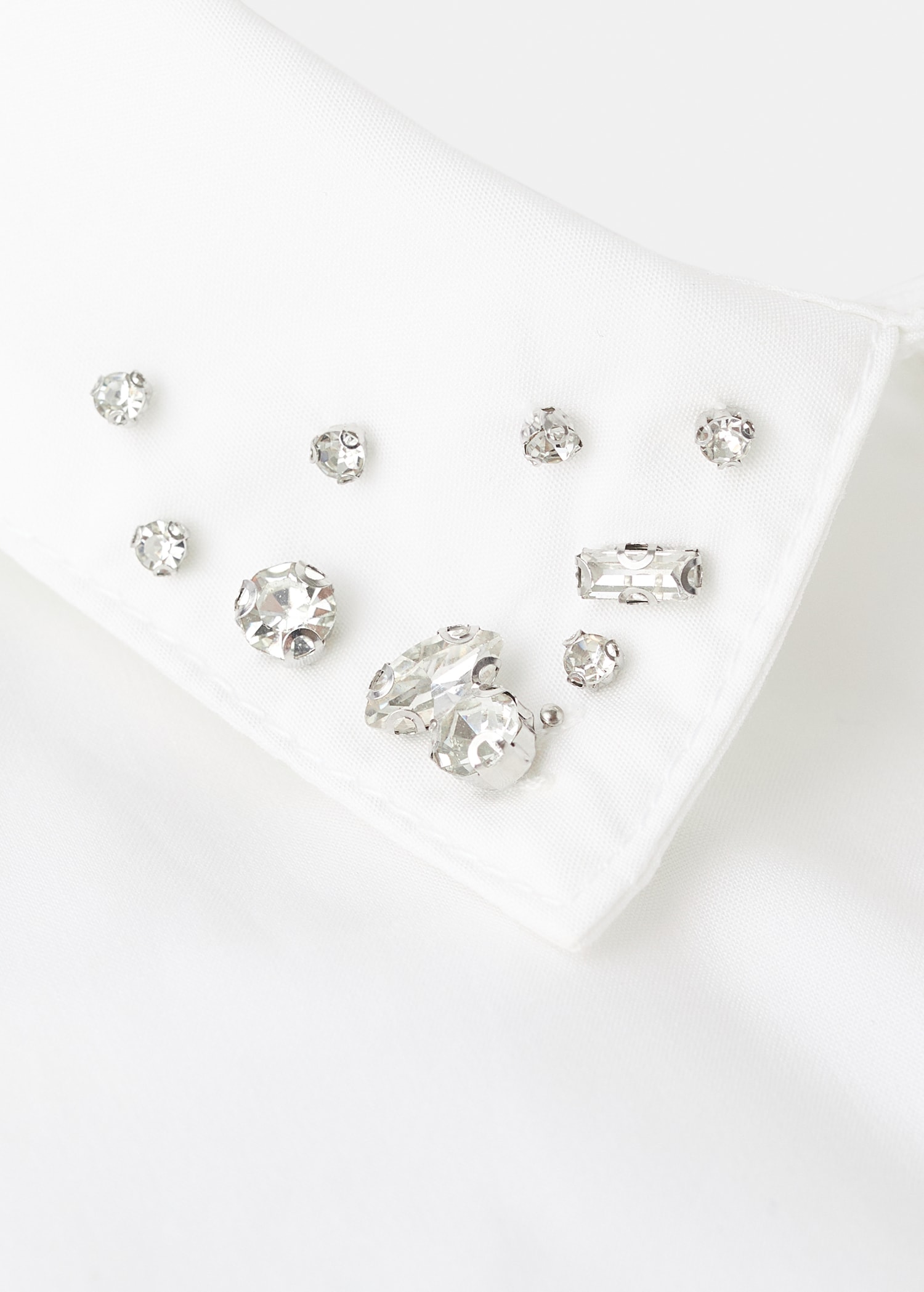 Cotton shirt with embellishments - Details of the article 0