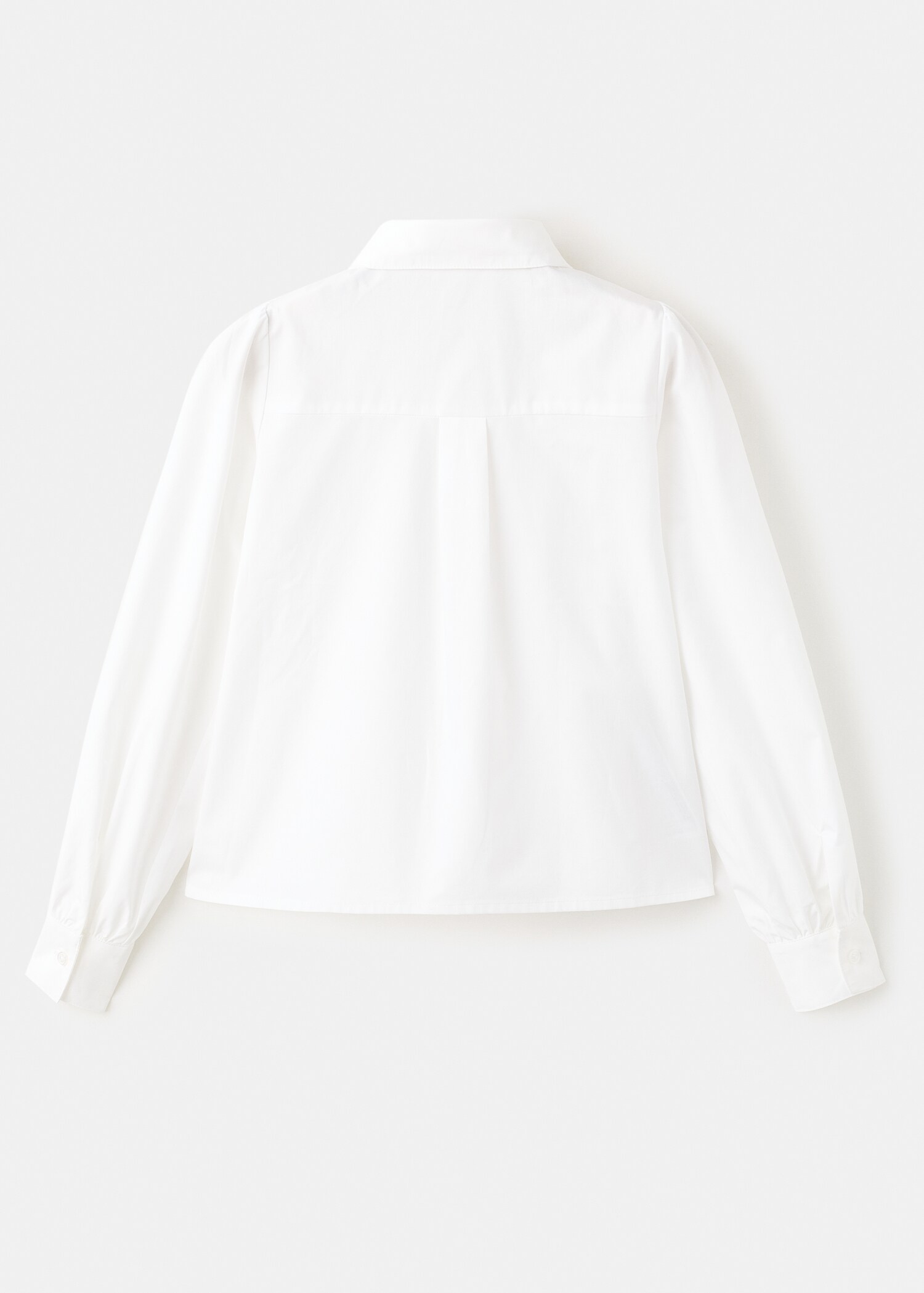 Cotton shirt with embellishments - Reverse of the article