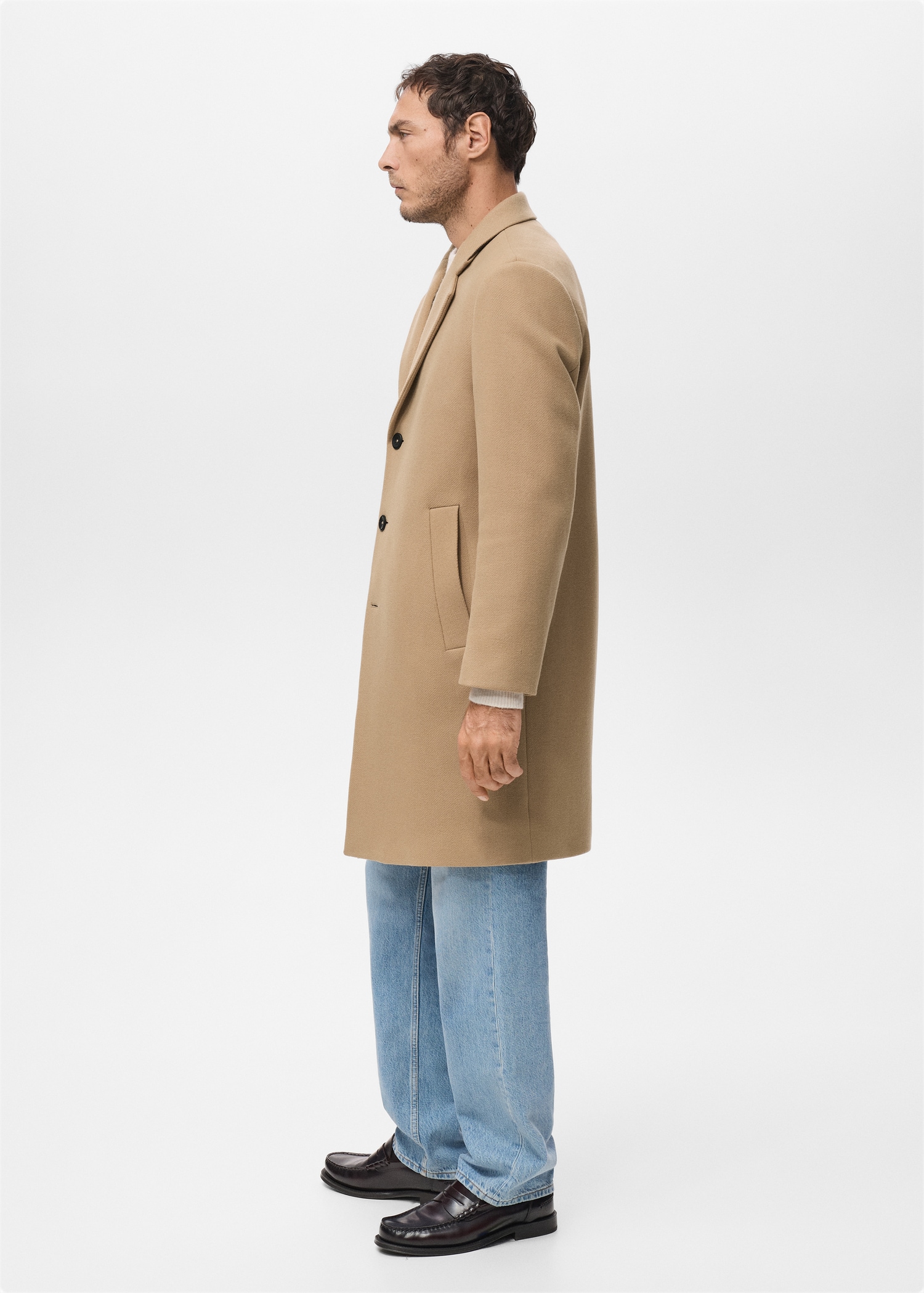 Lapel Manteco wool coat - Details of the article 6
