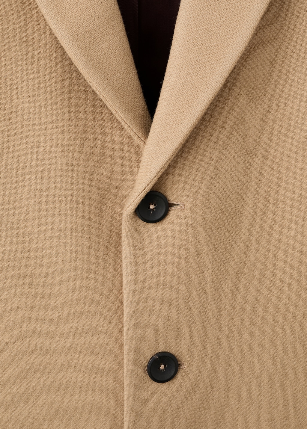 Manteco wool coat with lapels