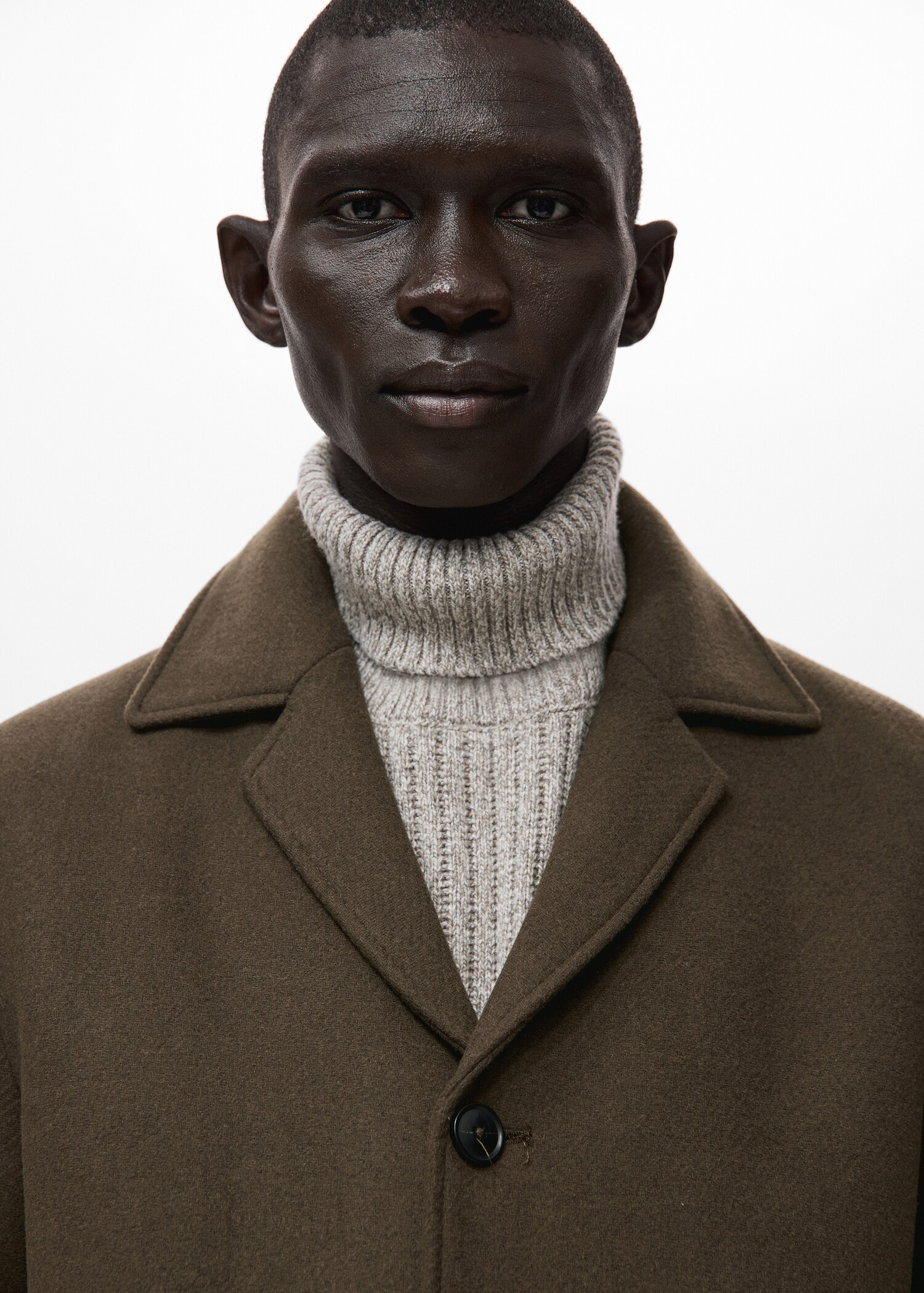 Classic wool blend coat - Details of the article 1