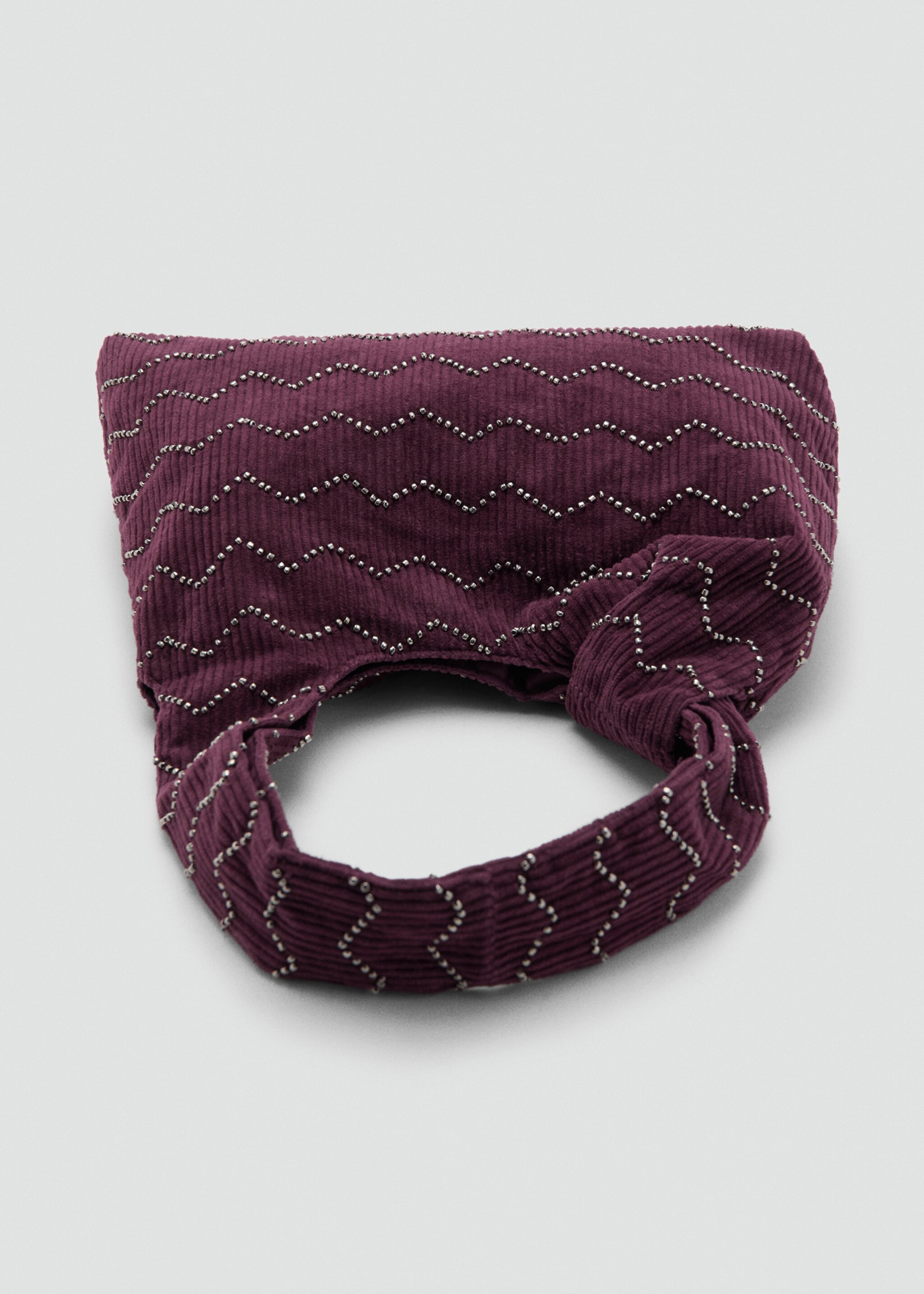 Bolso pana abalorios - Detalle del artículo 3, Burdeos. Ref: 27061182-00.