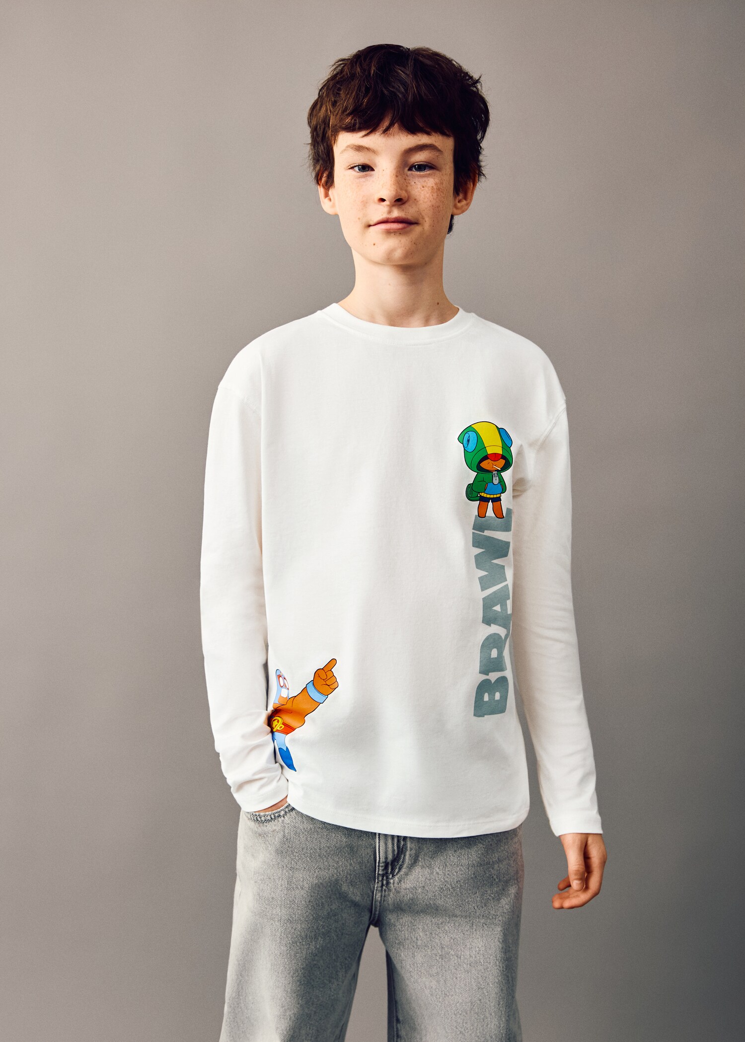 Camiseta Brawl Stars - Plano medio