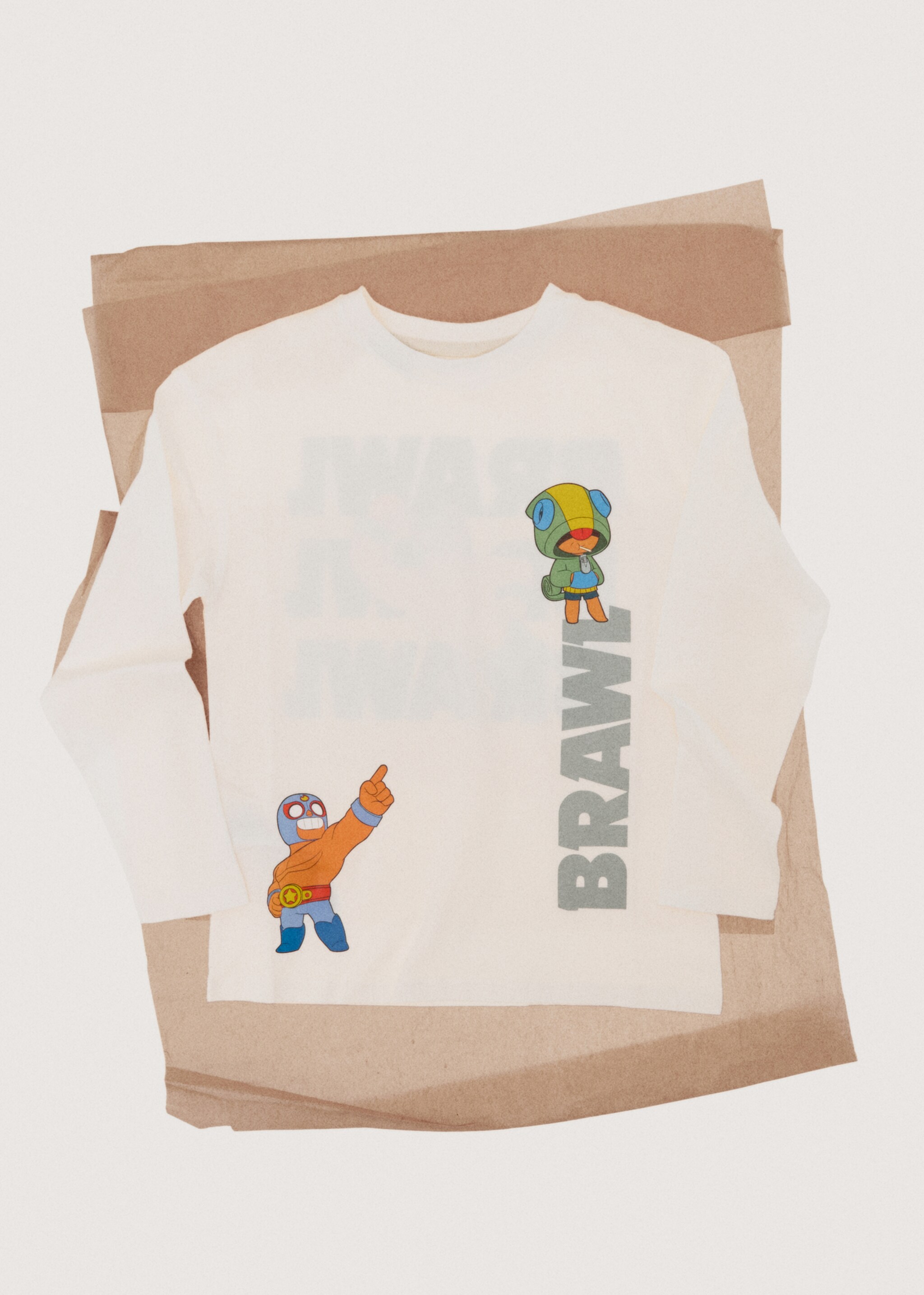 Brawl Stars T-shirt - Details of the article 7, Off White. Ref: 27061183-00.