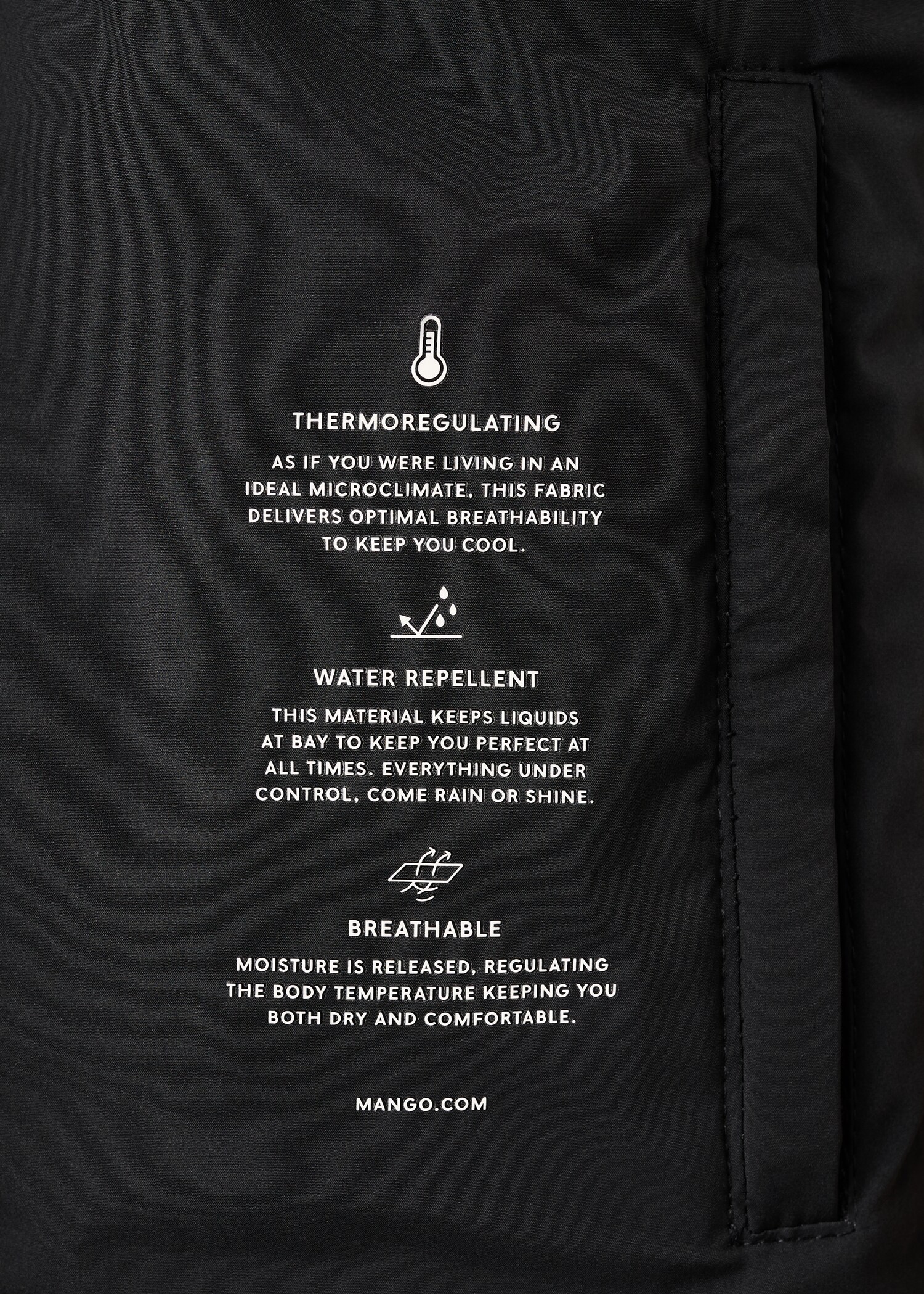 أنوراك ميدي مبطن بقبعة رأس - تفاصيل المنتج 0