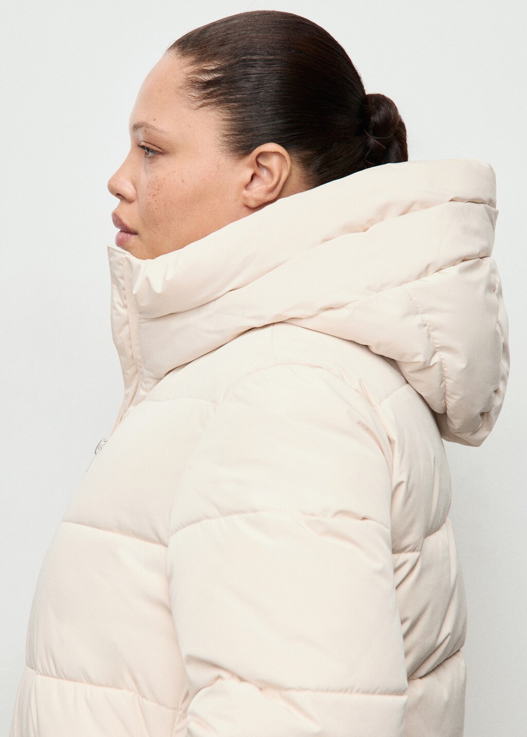 Mango Hood puffer coat