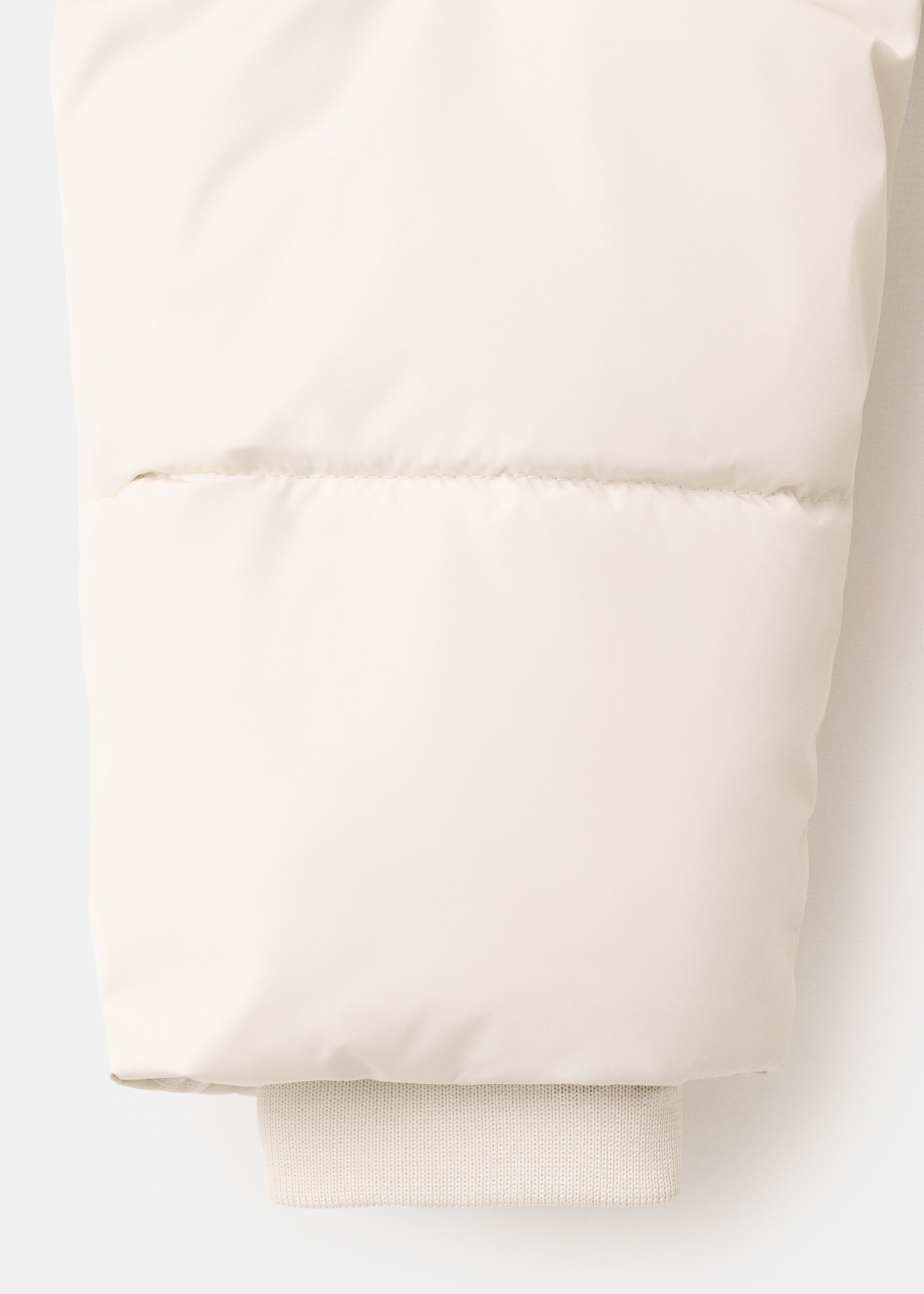 Anorak acolchado capucha - Detalle del artículo 8, Blanco roto. Ref: 27061185-00.