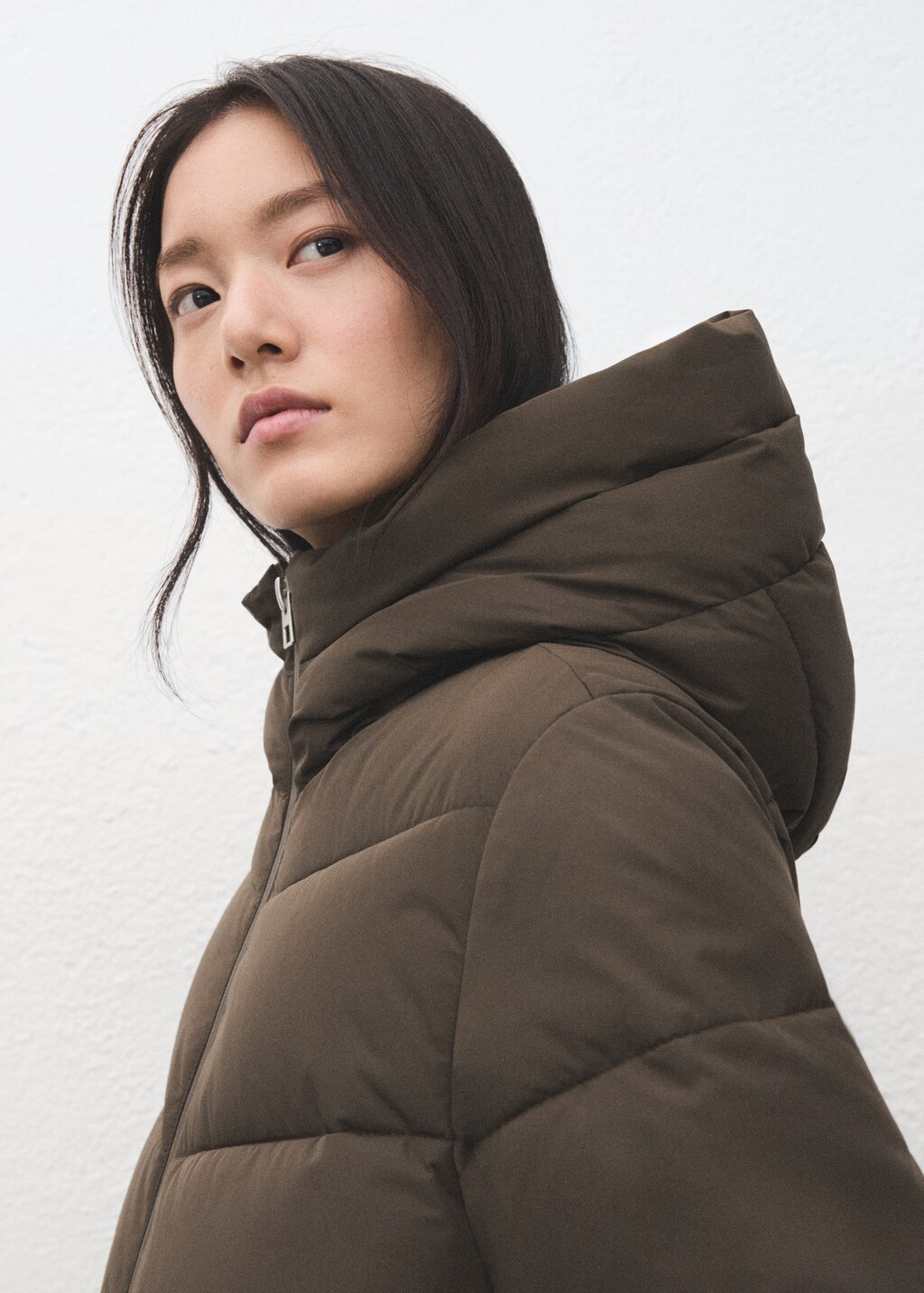 Mango Hood puffer coat thumbnail