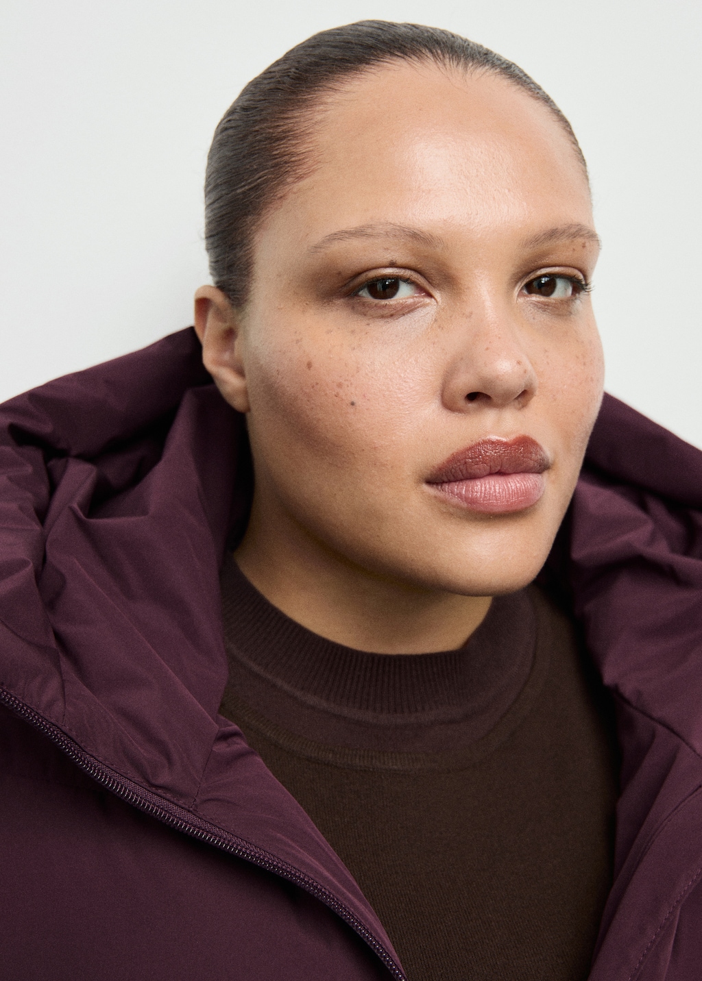 Mango Hood puffer coat