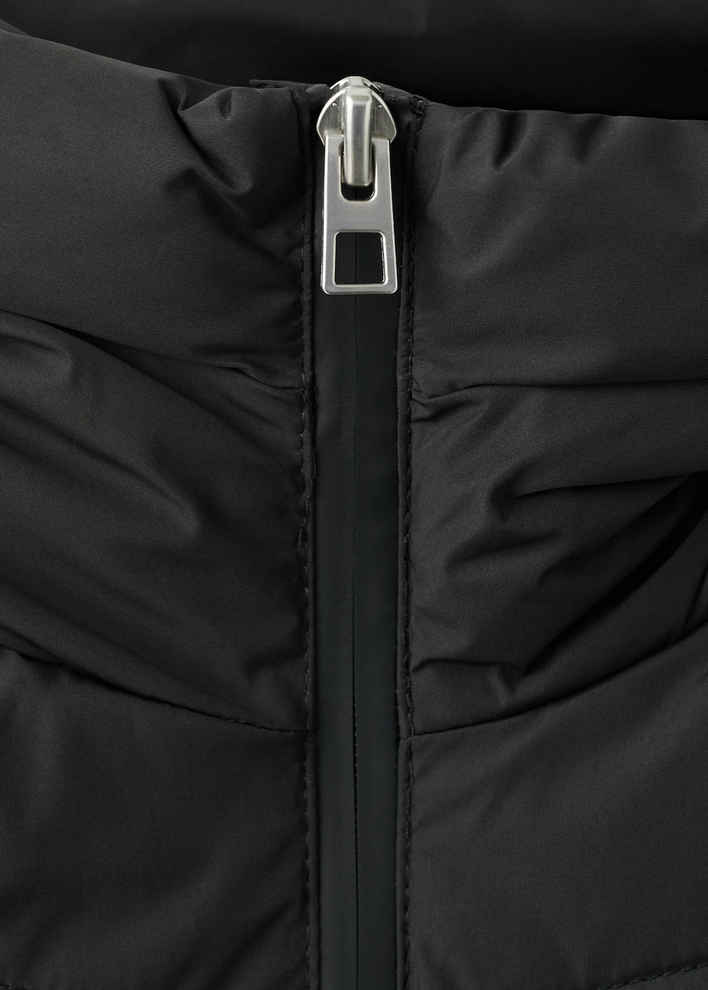 Hood puffer coat